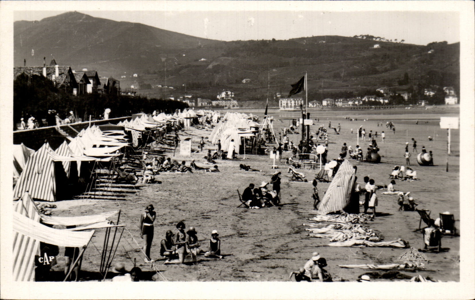 CPA Hendaye the beach