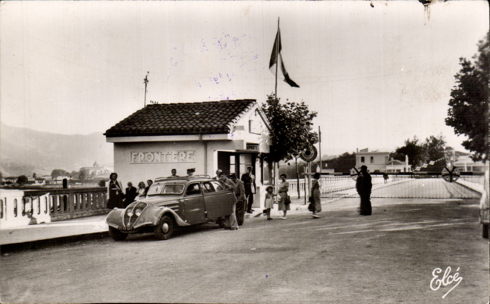 CPA Hendaye Free Spanish Border