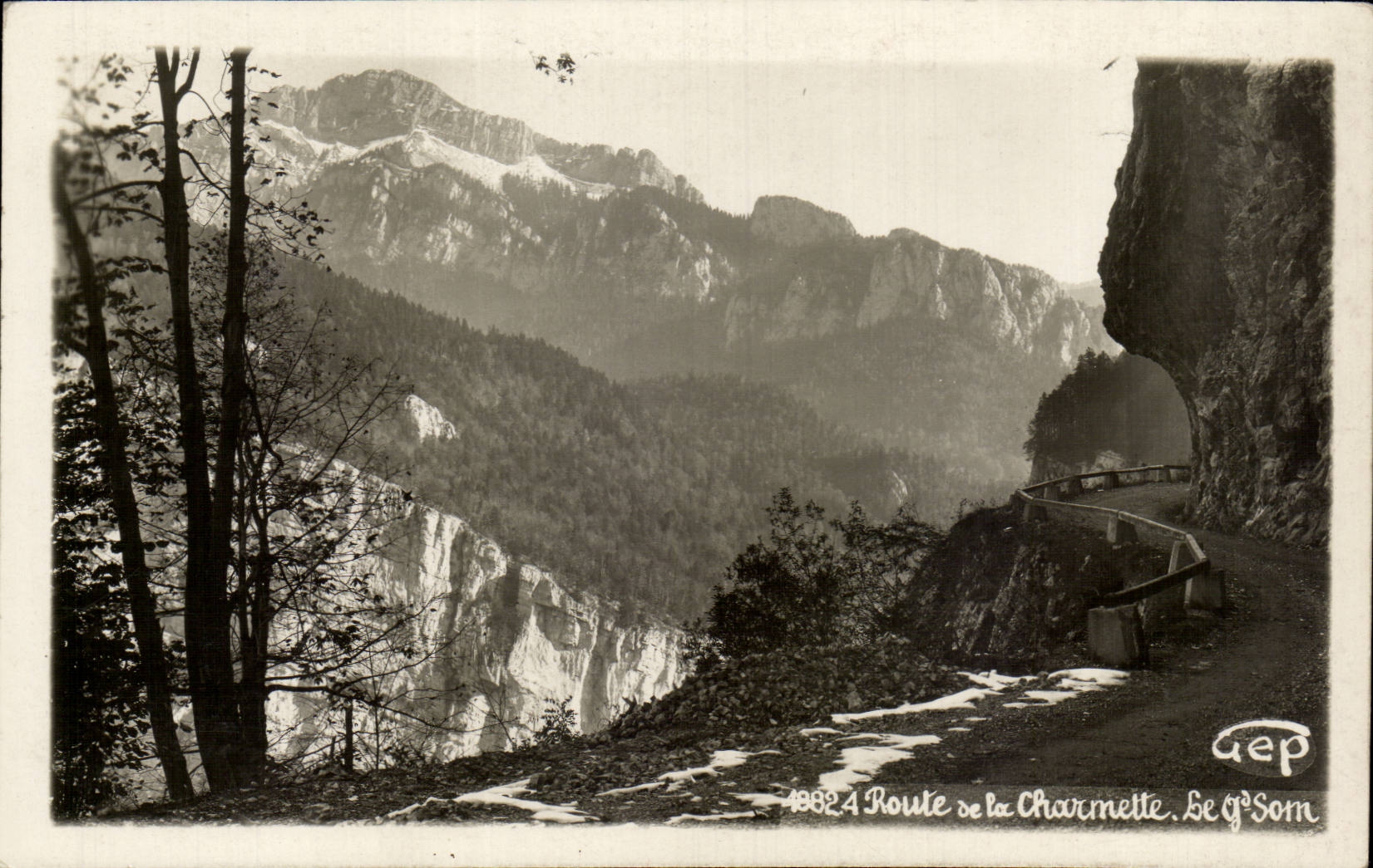 CPA Road of Charmette large Sion