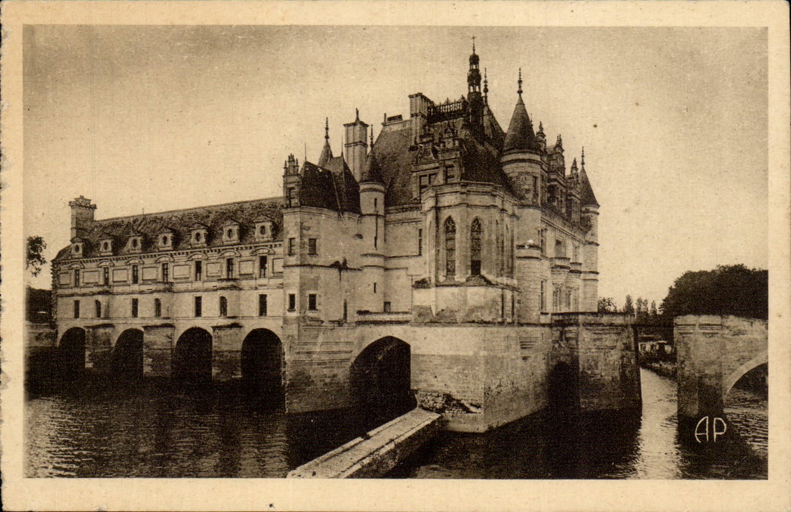 CPA Chenonceau Le chateau Facade nord Est