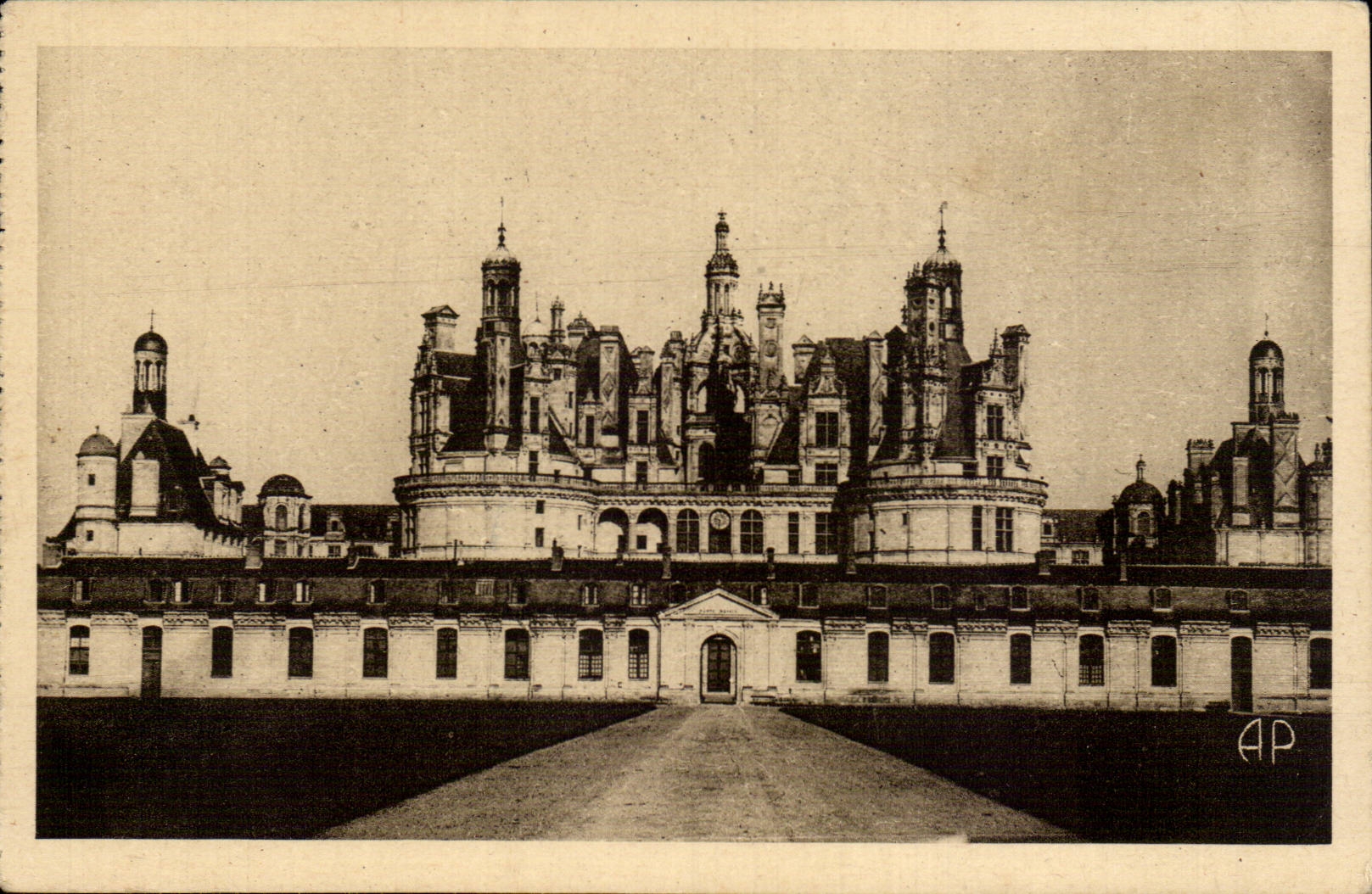 CPA Chenonceau Le chateau Facade meridionale