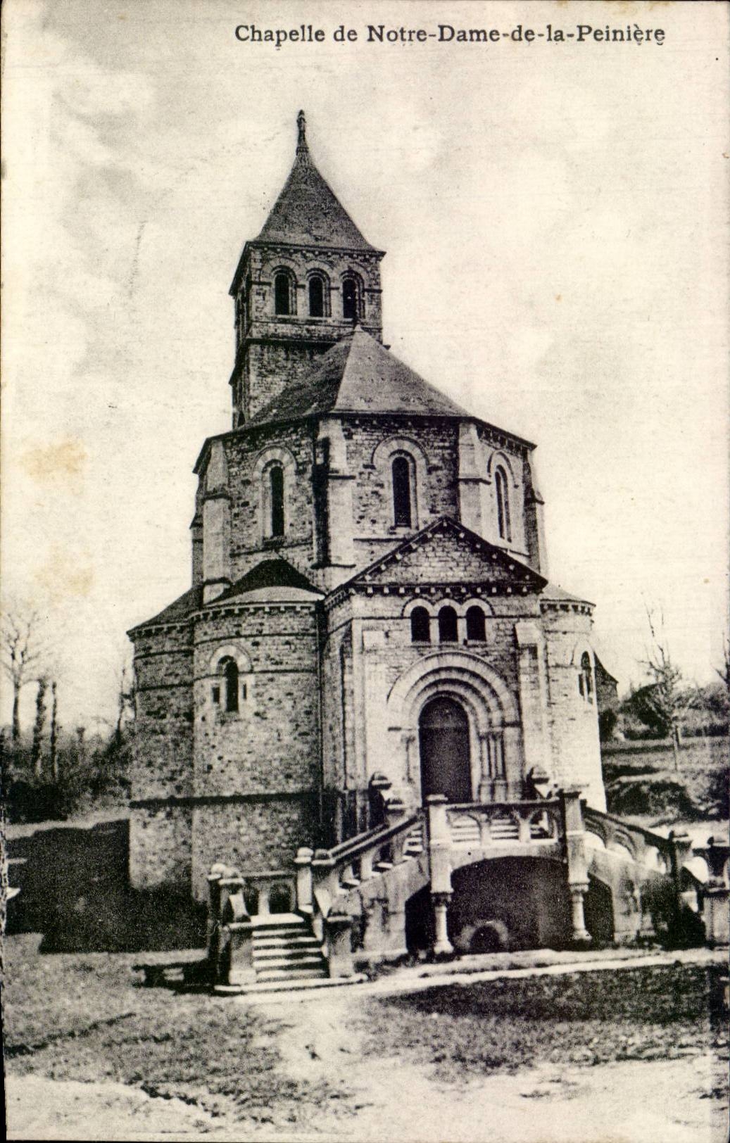 CPA Wolbung von Notre Dame von Peiniere