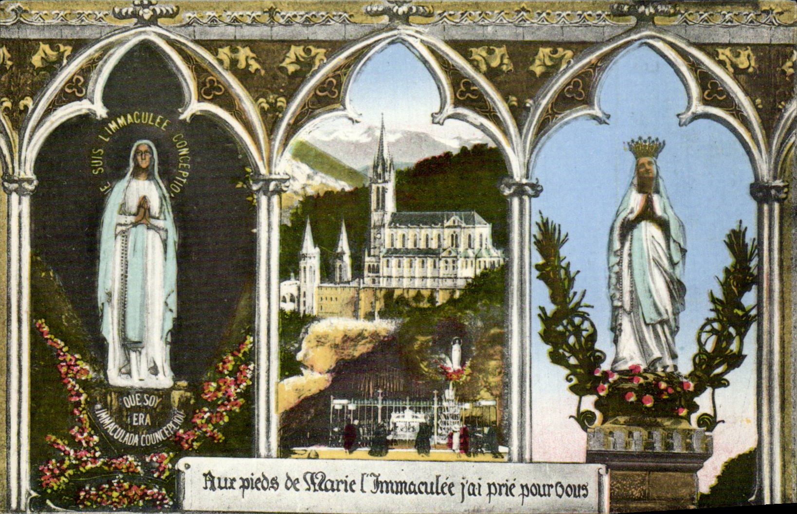 CPA Lourdes With the feet of Marie the immaculate one I have request for you