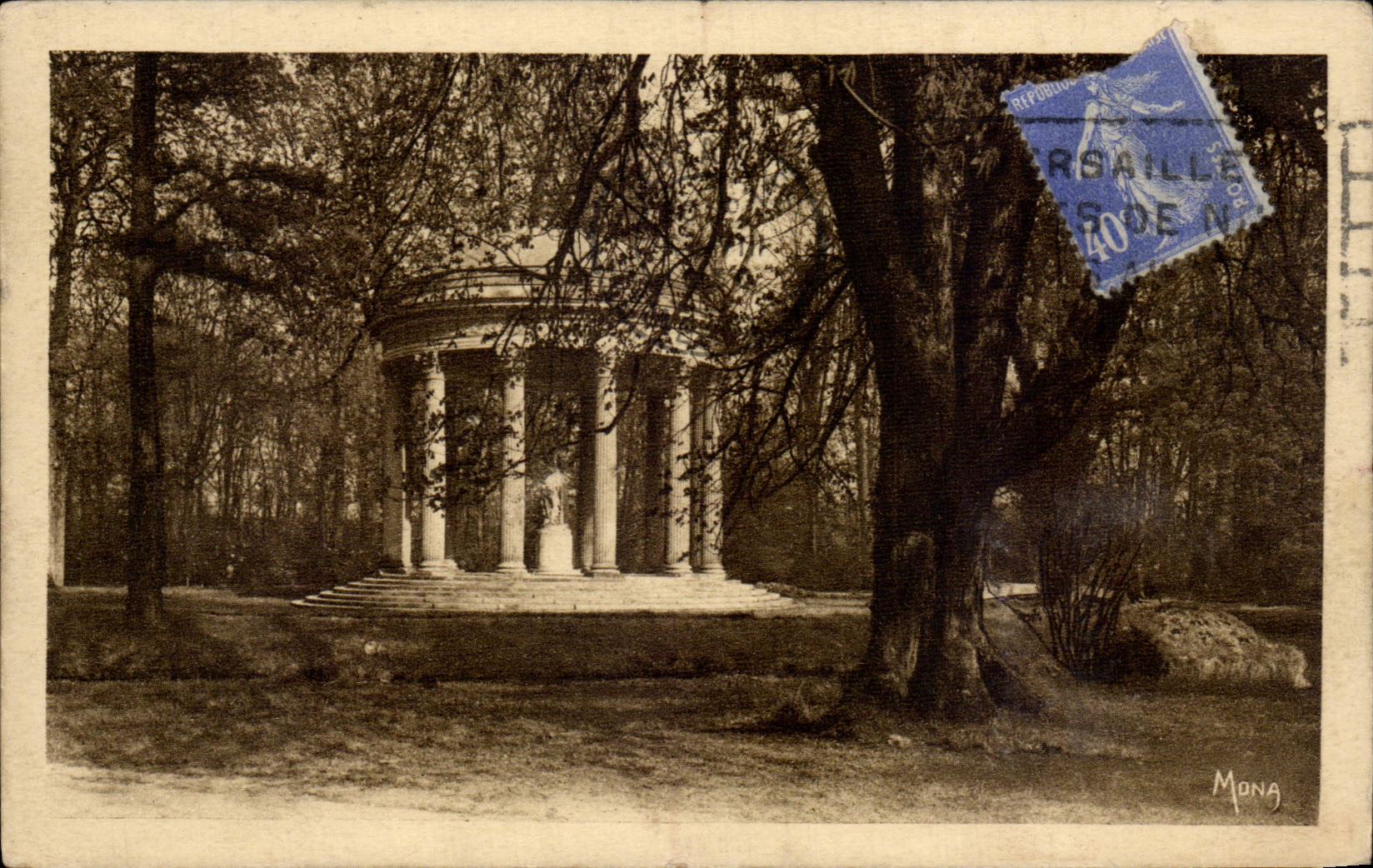 CPA Versailles the temple of the love