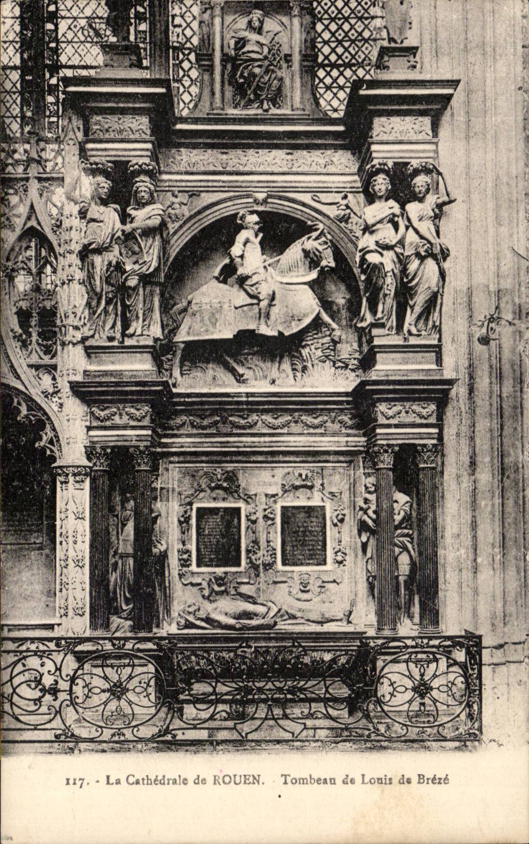 CPA Cathedral of Rouen Tomb of Louis de Breze