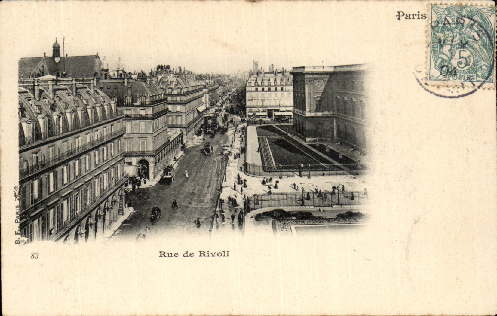 Paris CPA Rue de Rivoli