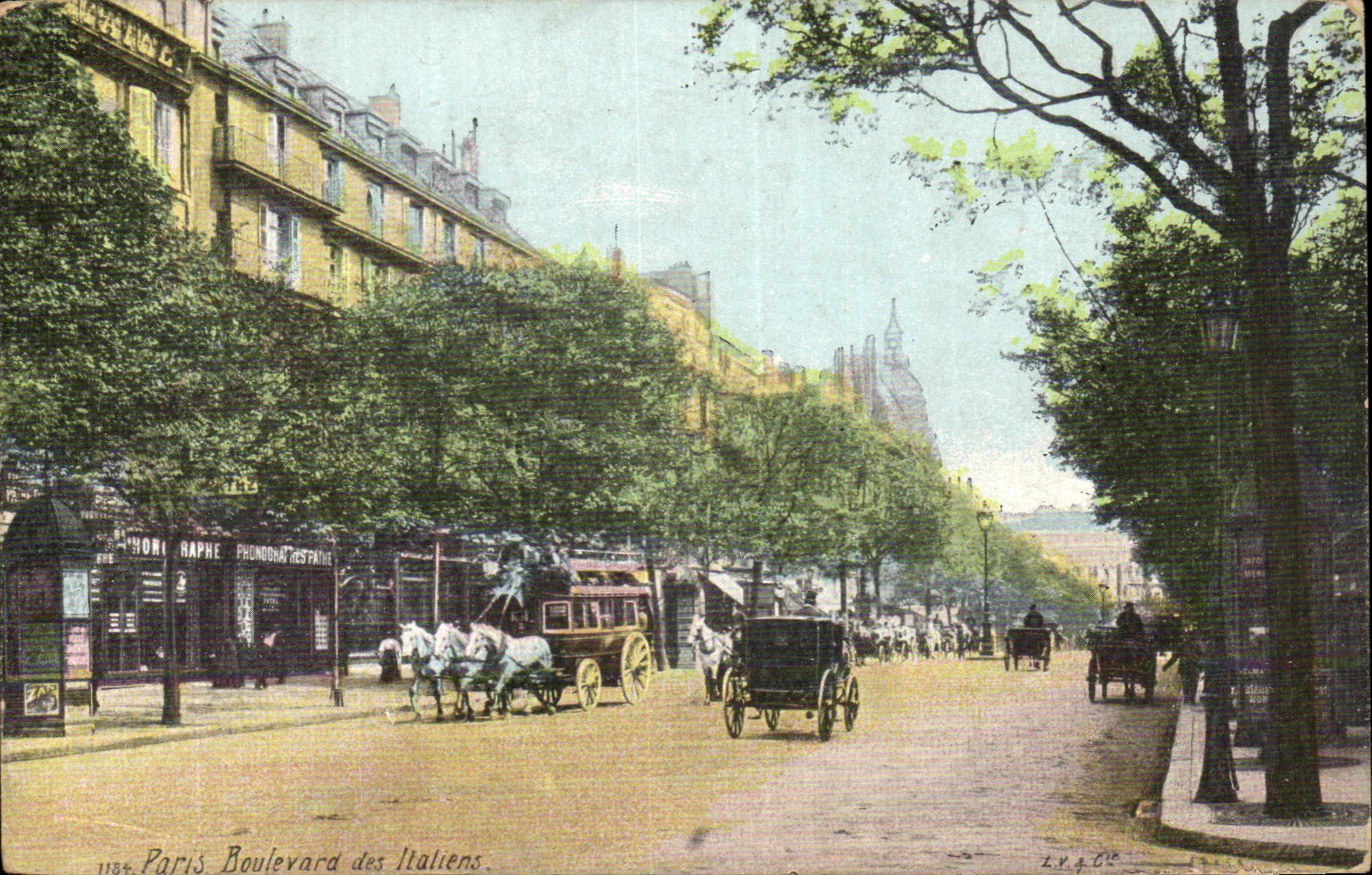 Paris CPA Boulevard des italiens