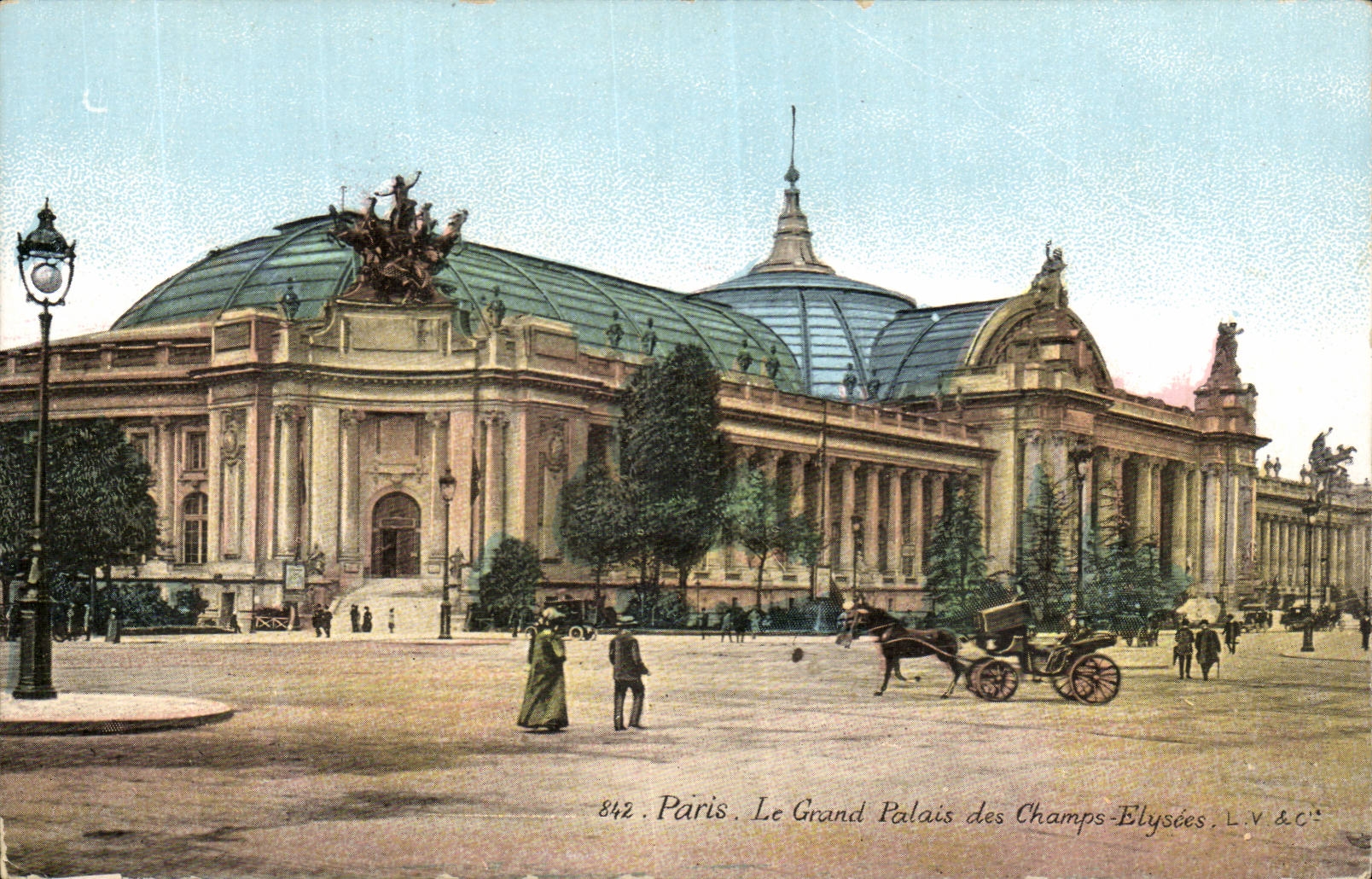 Paris CPA Grand Palais der Championen Elysees