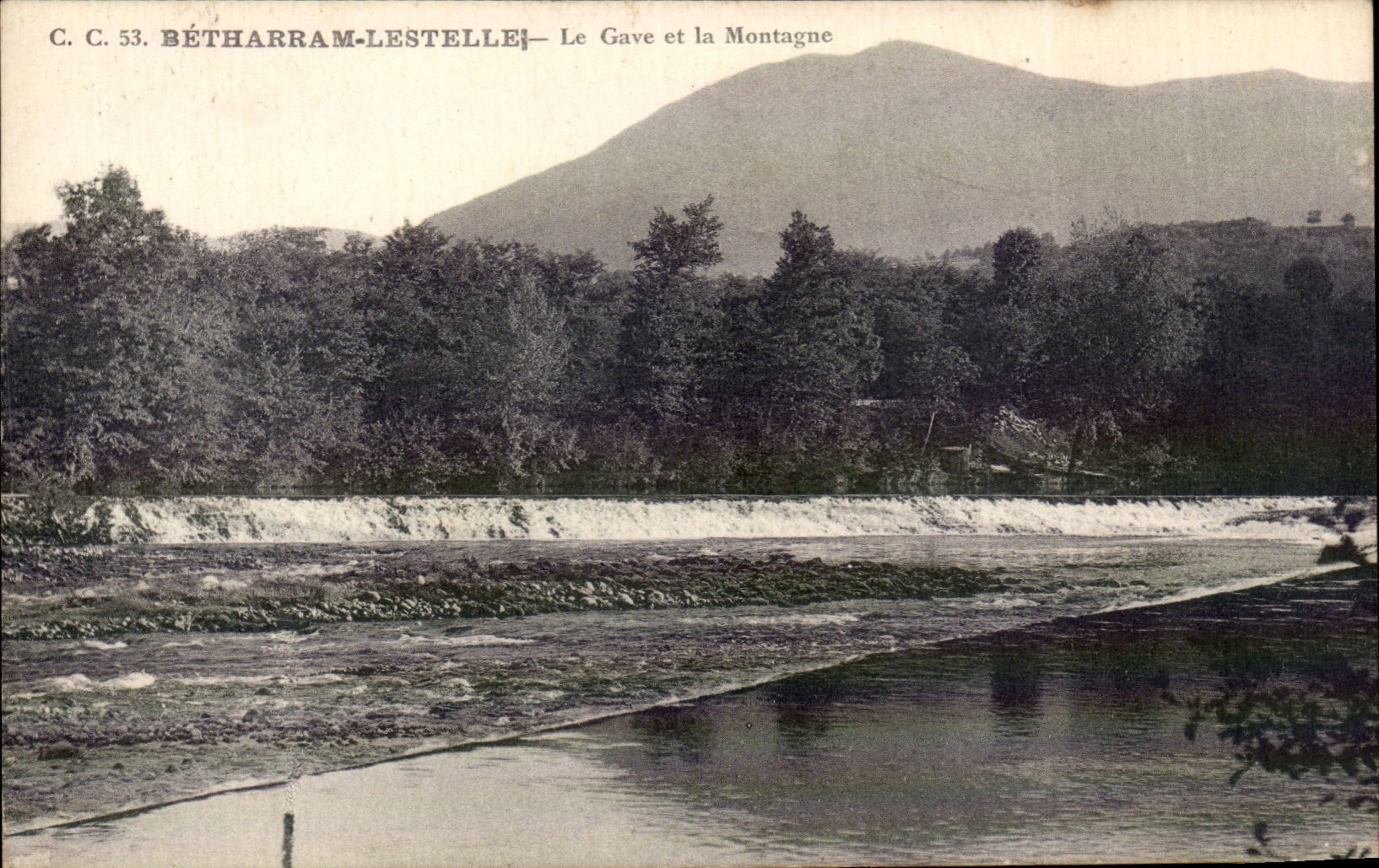 CPA Betharram Lestelle gab und der Berg