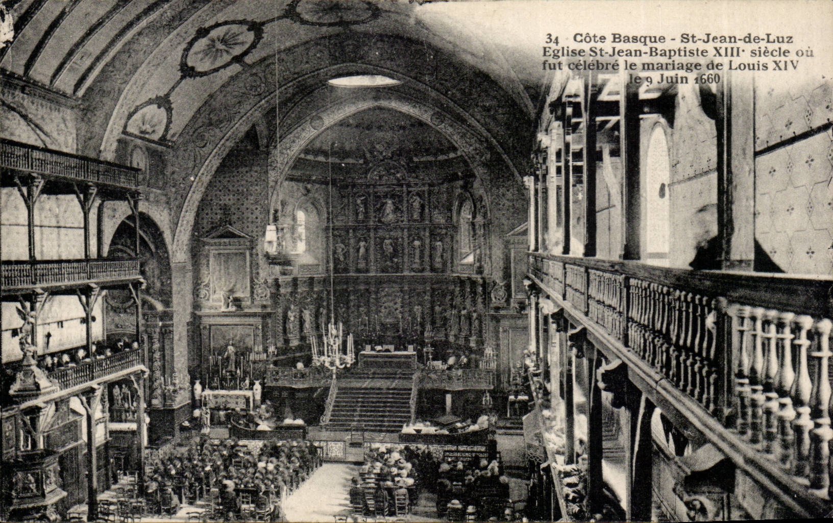 CPA St Jean de Luze Eglise St Jean Baptiste