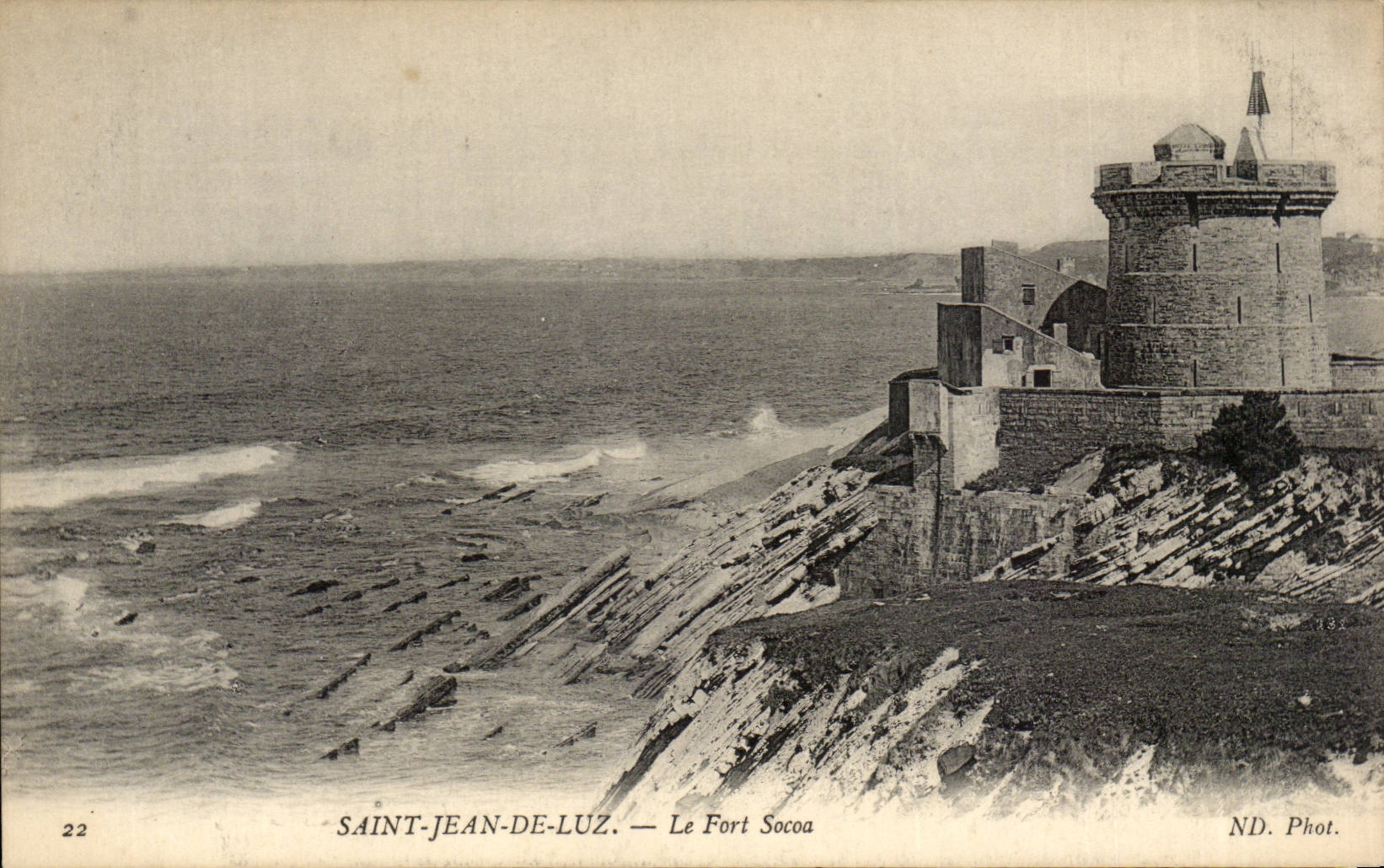 CPA St Jean de Luz Lefort Socoa