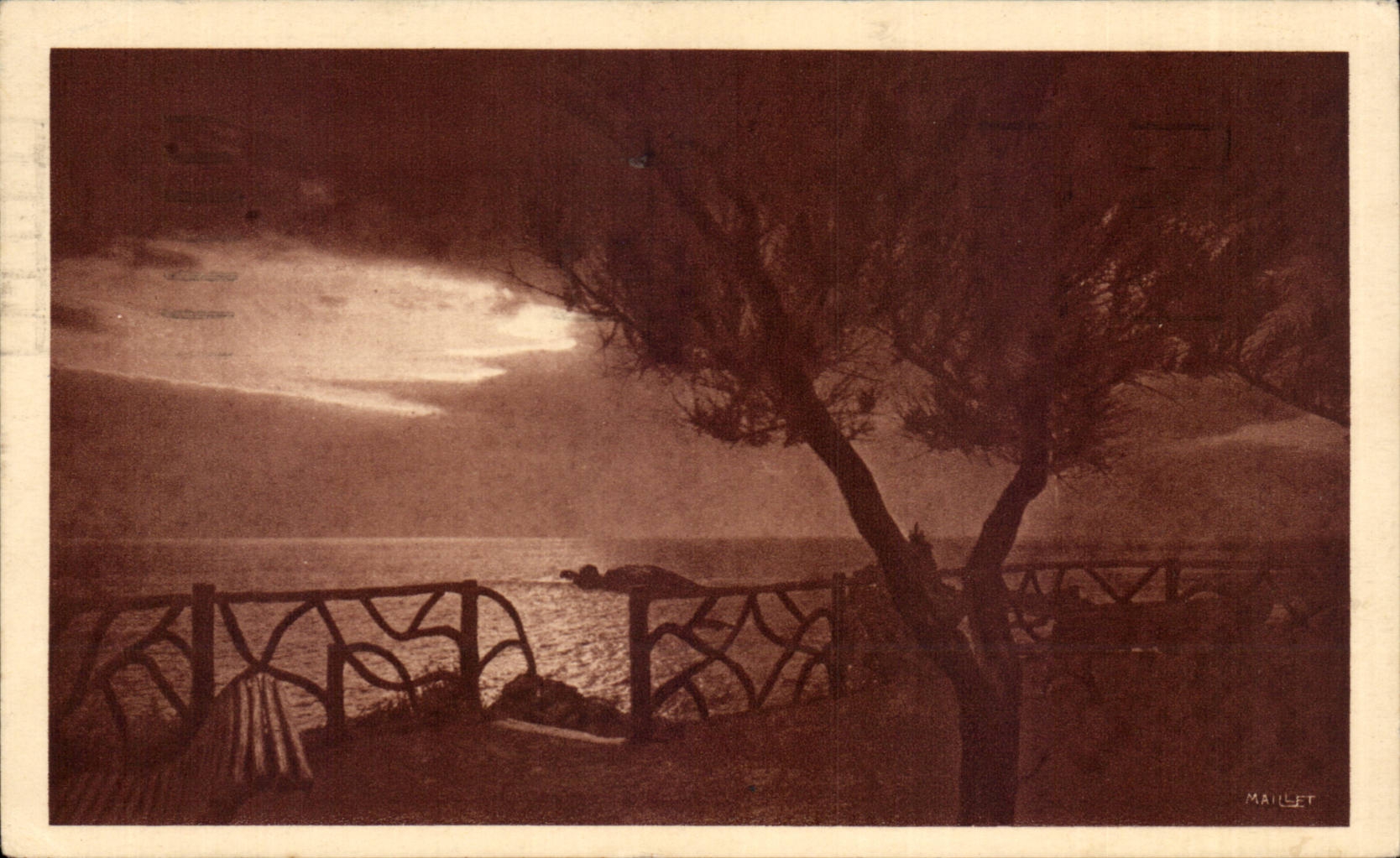 CPA Biarritz Le rocher de la vierge