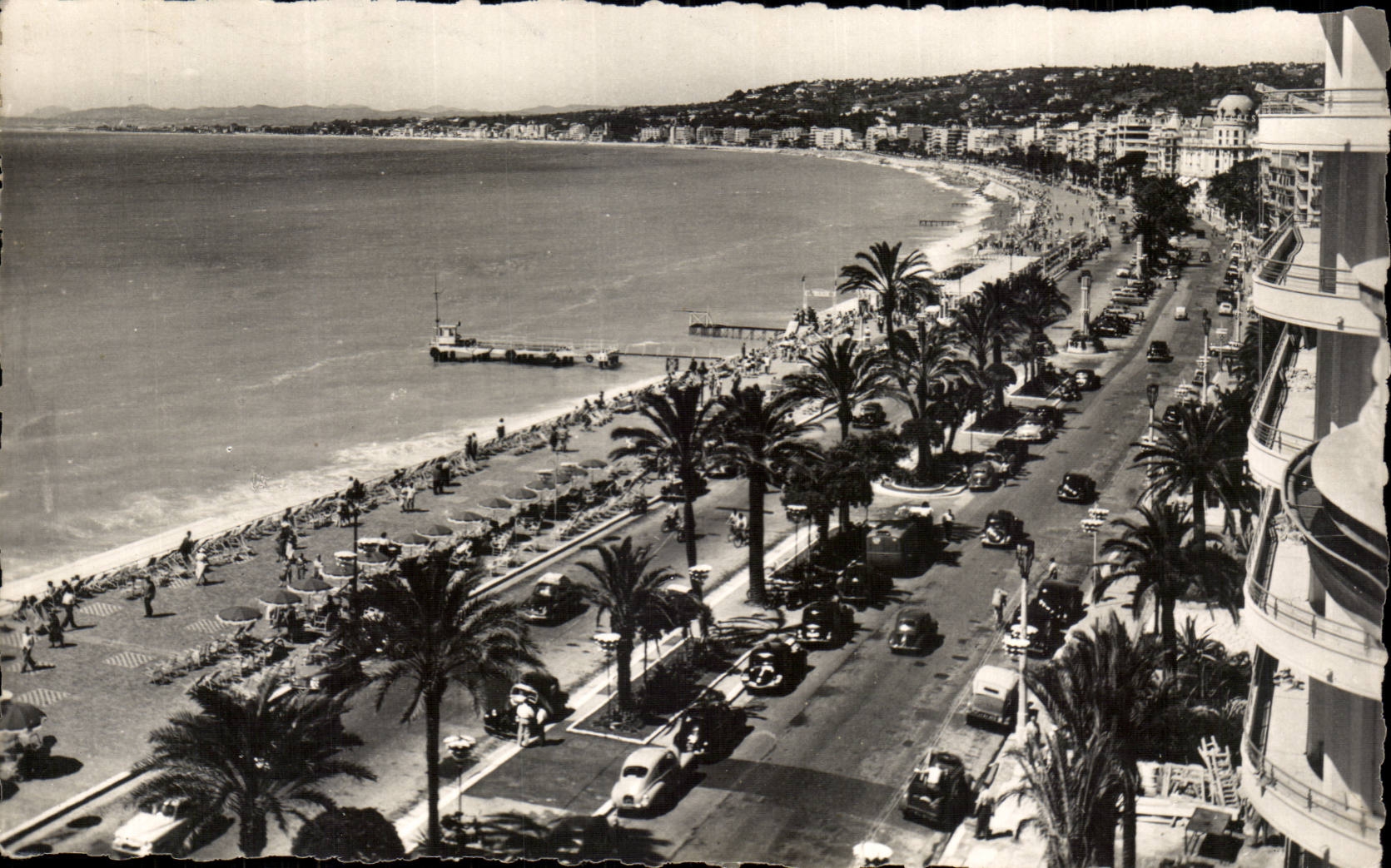 CPA Nice the bay of the angels walk of English