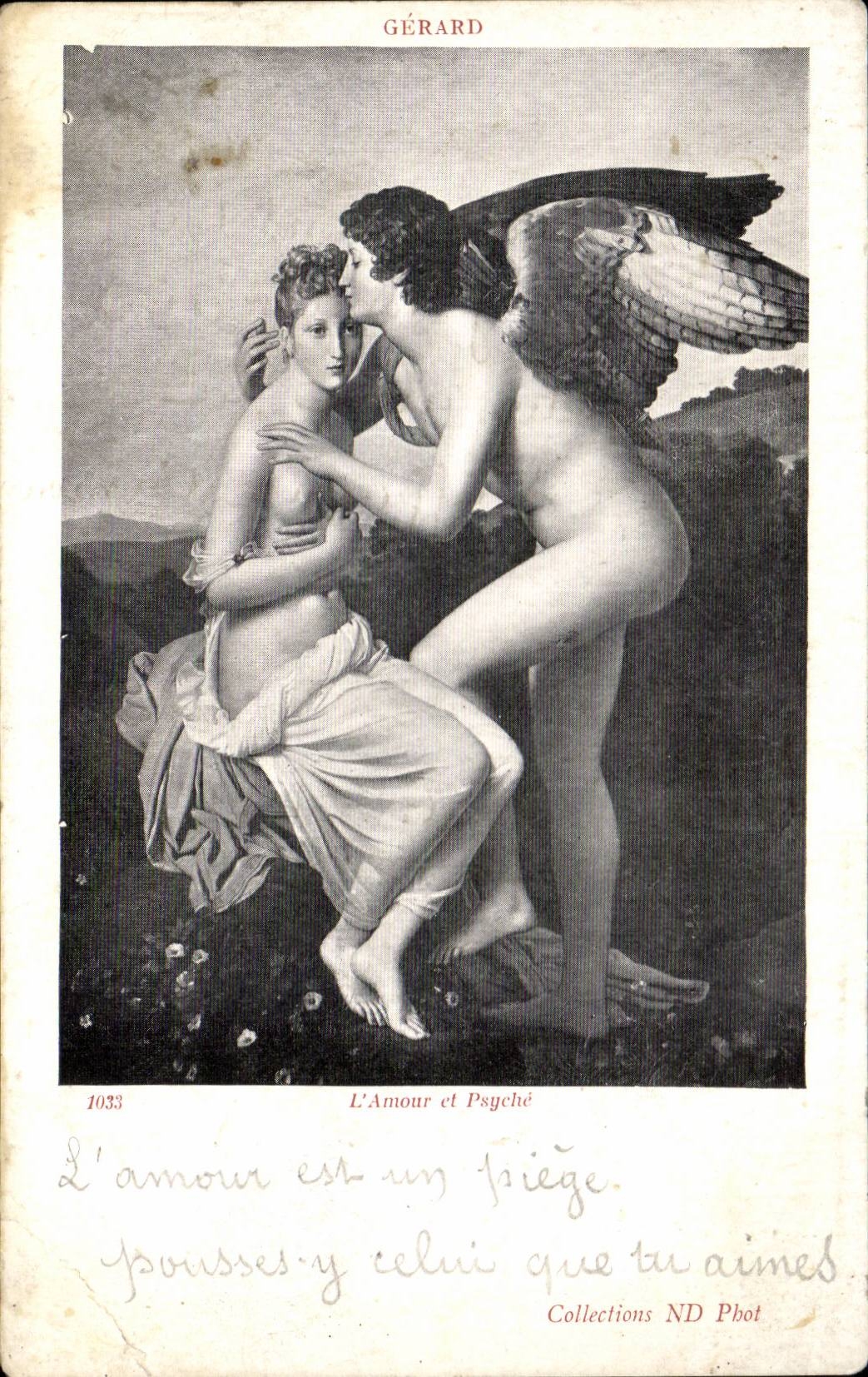 CPA L'amour et Psyche