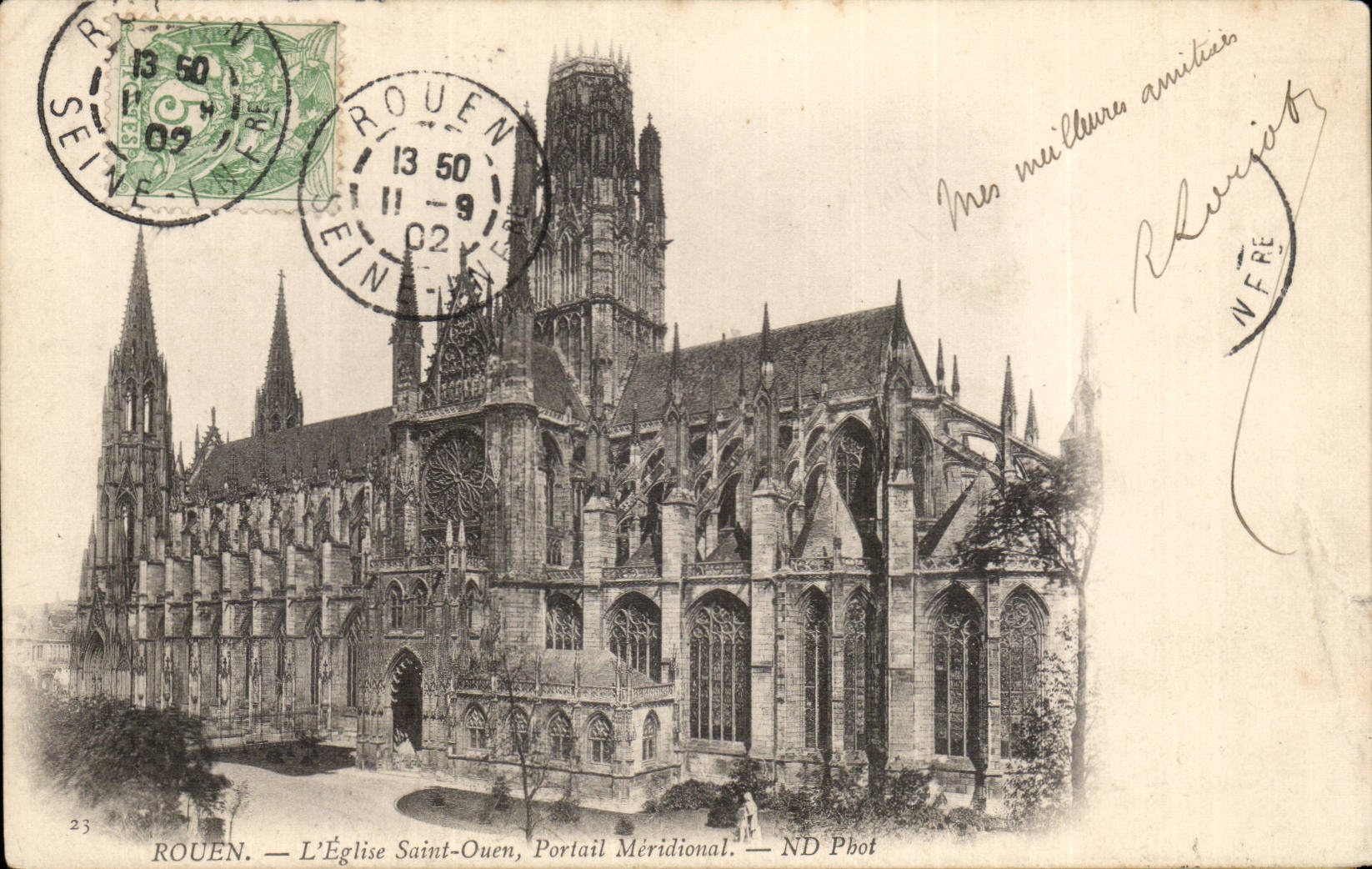 CPA Rouen Church Saint ouen
