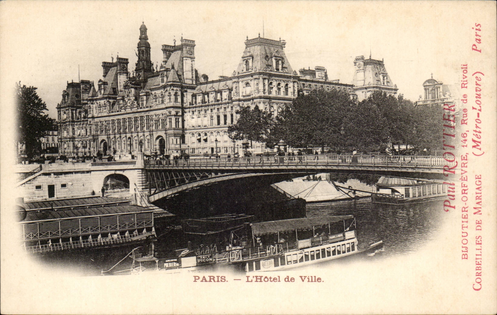Paris CPA Hotel de ville