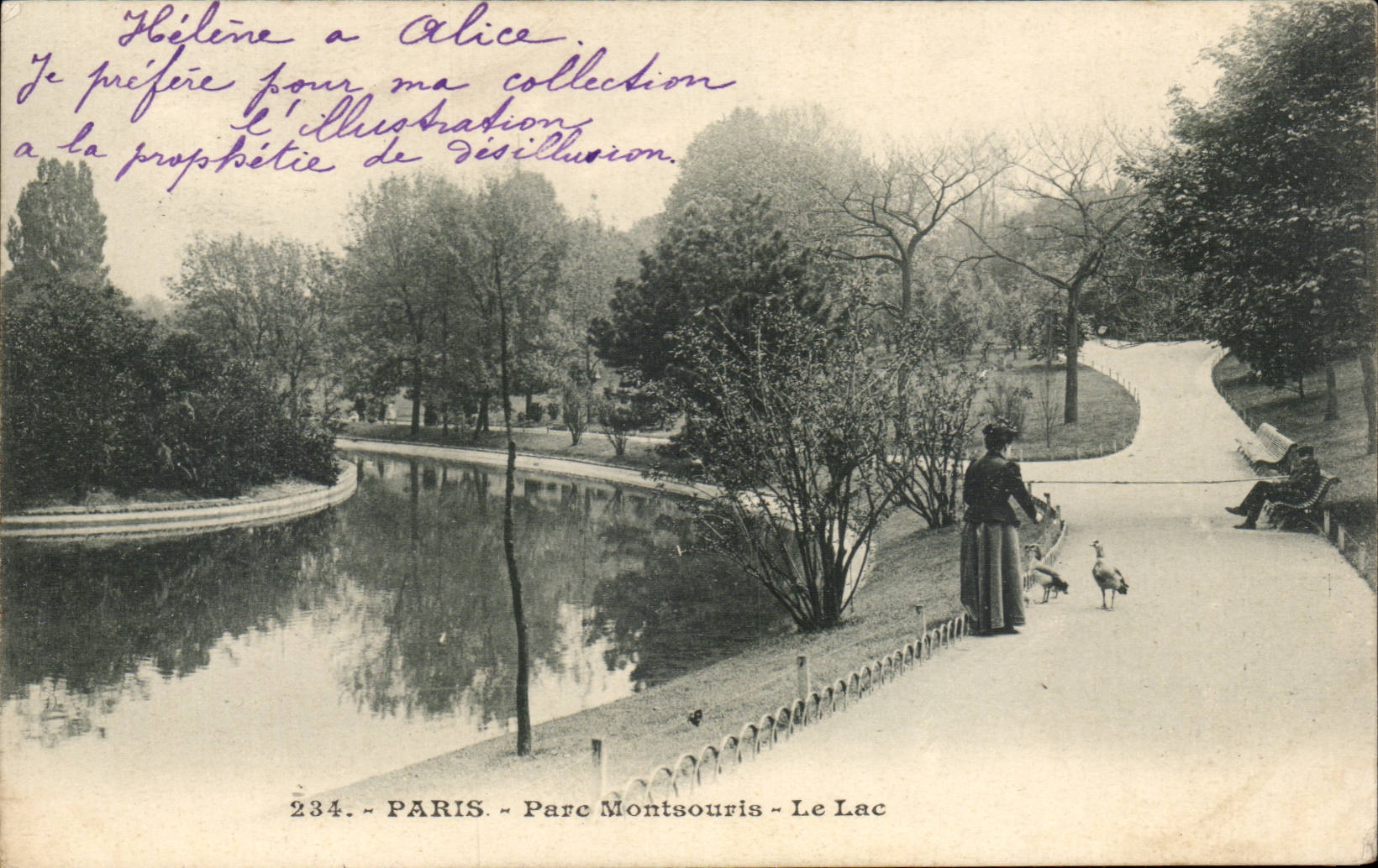 Paris CPA Montsouris Park the Lake