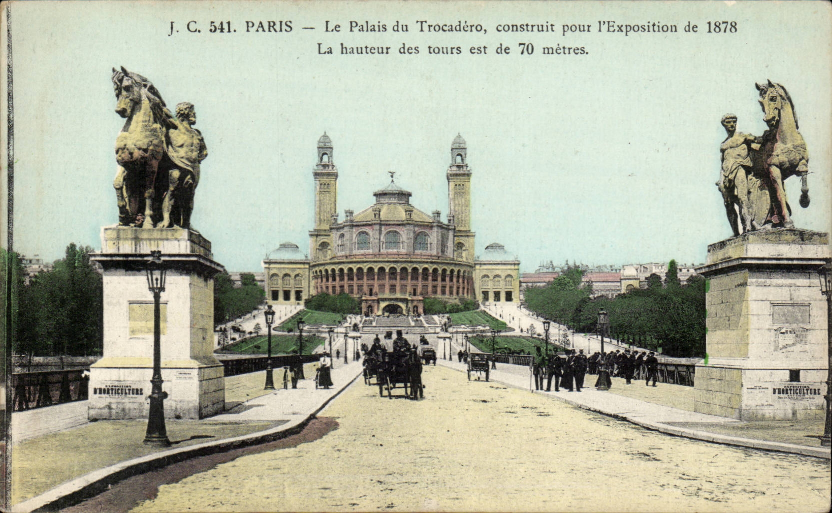 Paris CPA Palate of Trocadero