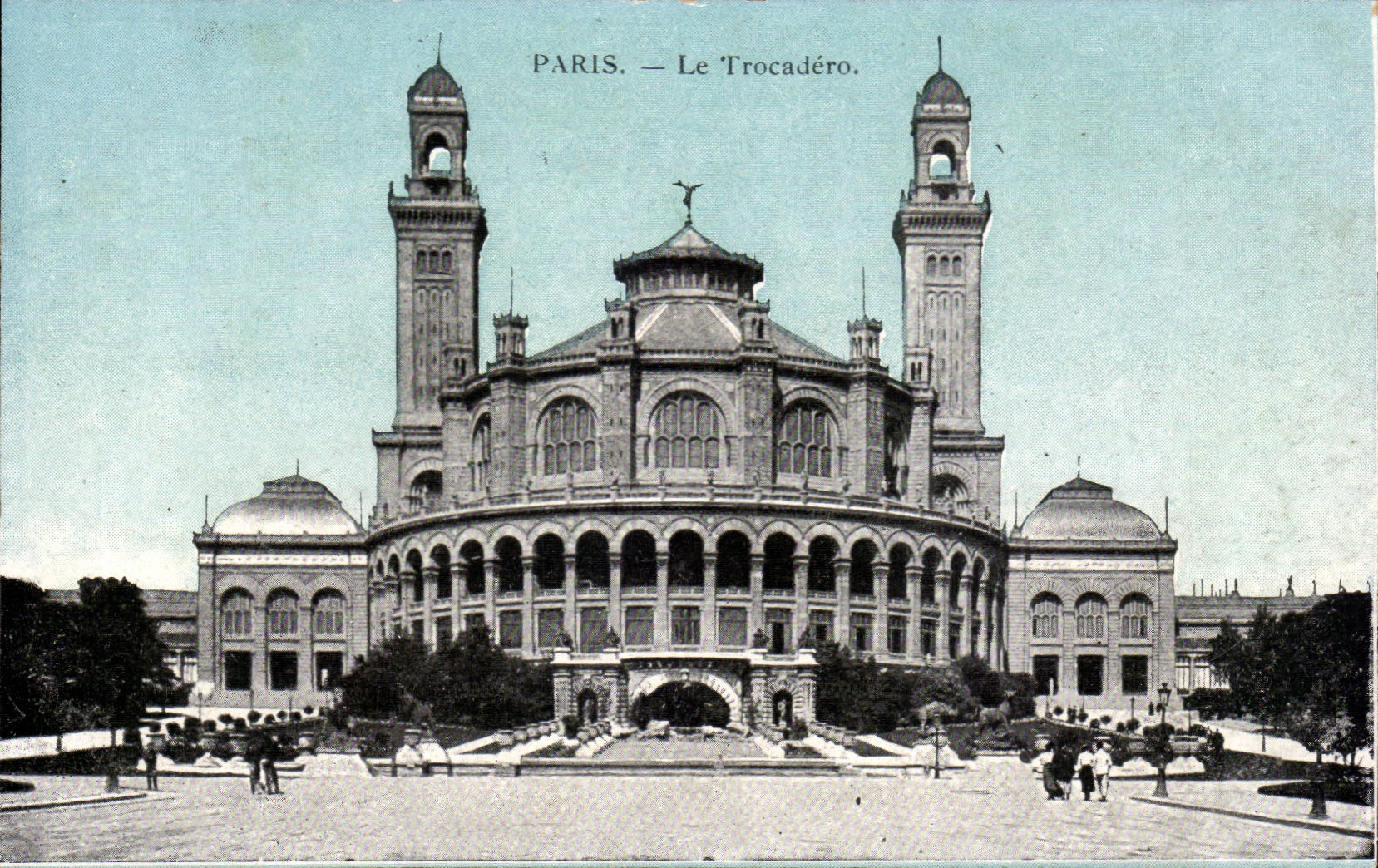 Paris CPA Palate of Trocadero