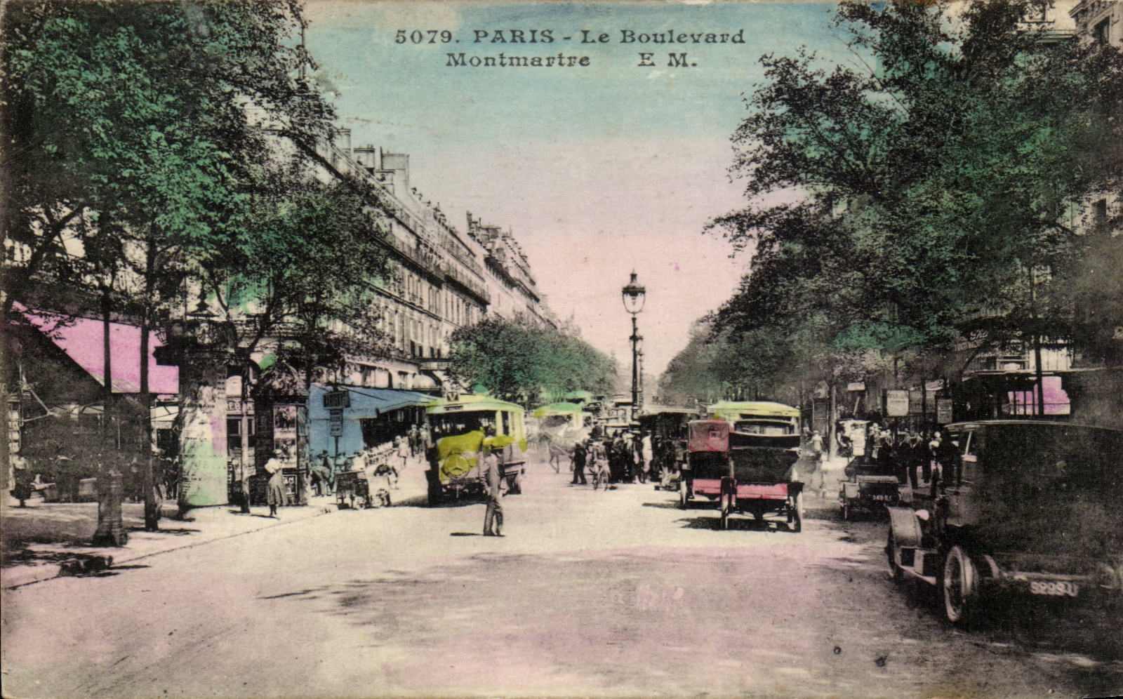 Paris CPA Boulevard Montmartre