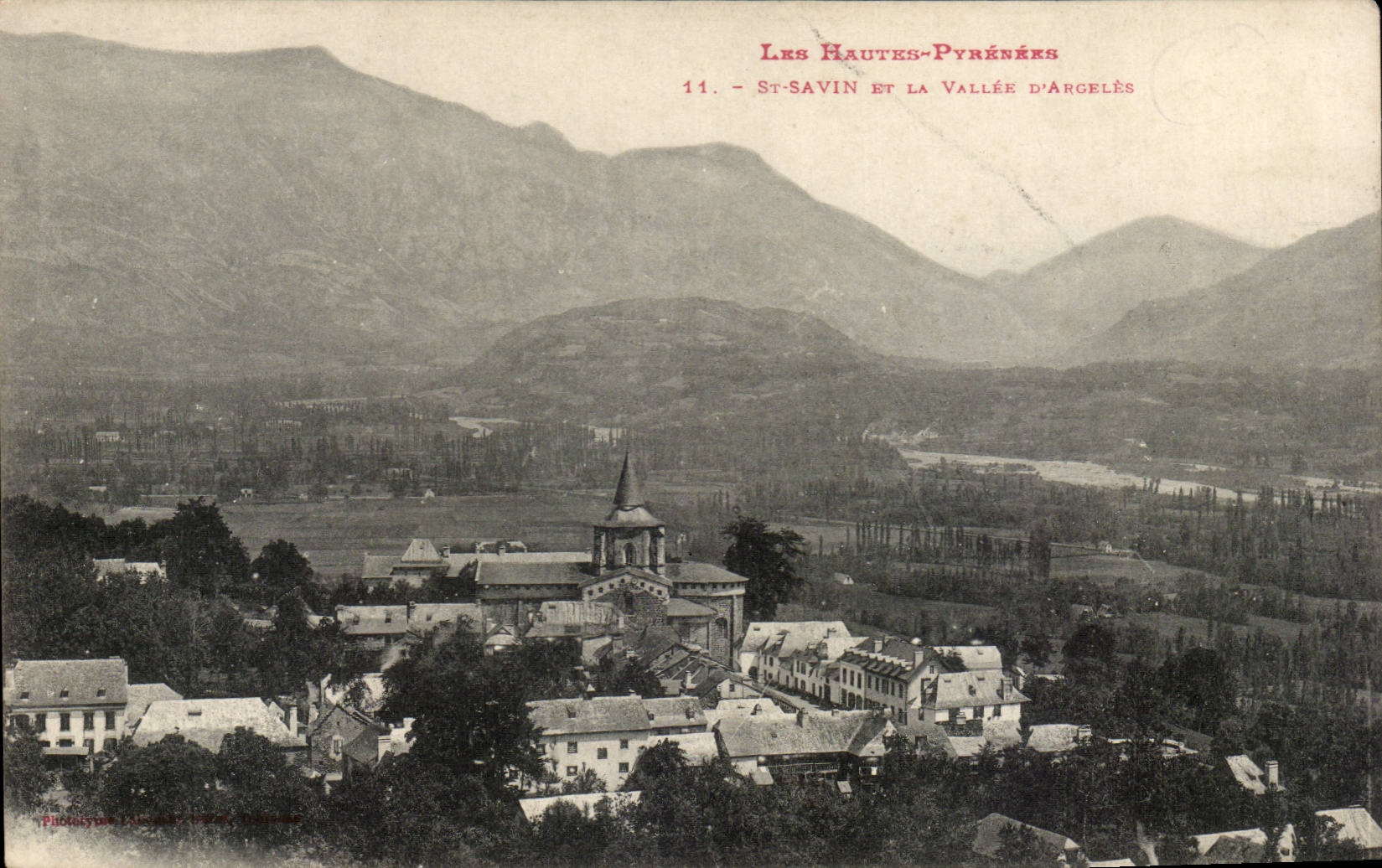 CPA Str Savin und das Tal von Argeles