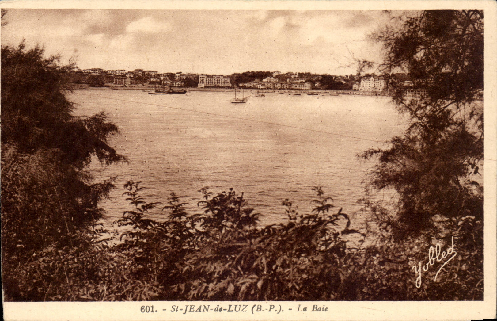 CPA St jean de Luz La baie