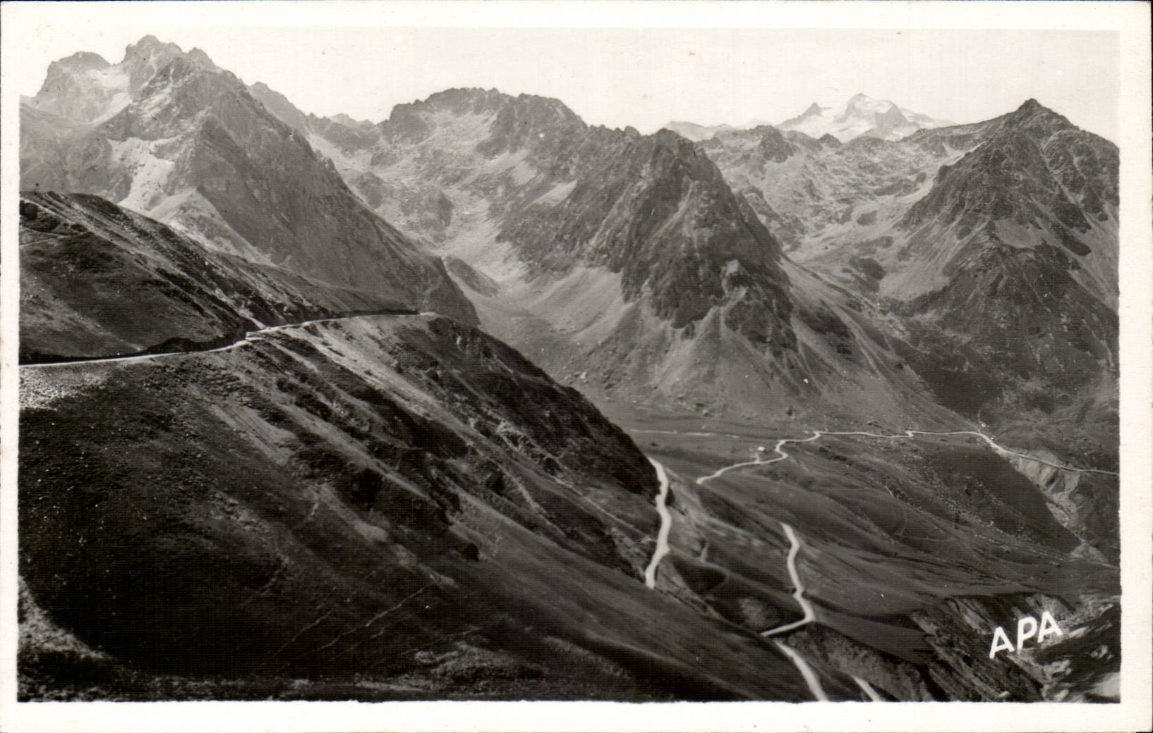 CPA Strassen von Tourmalet und die Spitze des Sudens