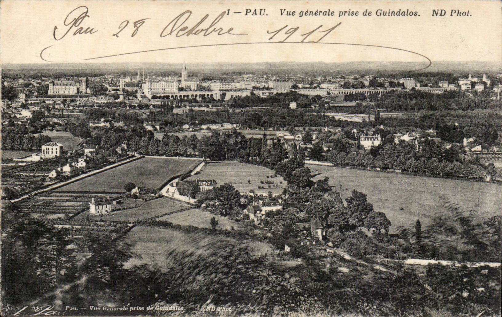 CPA Pau die Ansicht vertreten von Guindalos