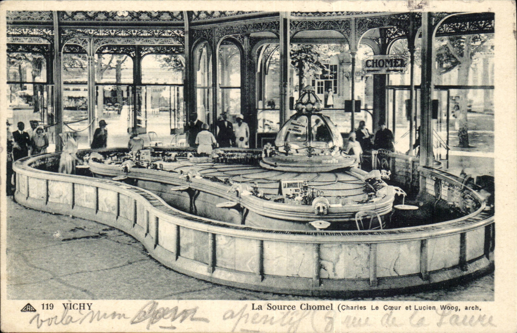 CPA Vichy the Chomel source