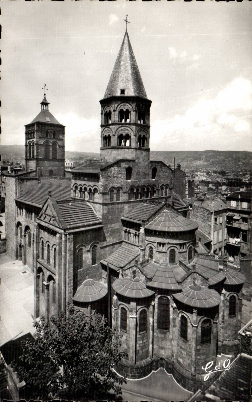 CPA Clermont-ferrand Kirche-Basilika von Notre Dame des Hafens