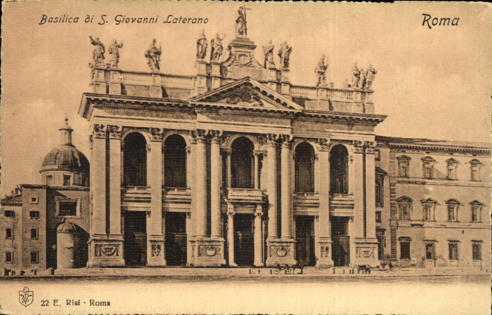 CPA Italy Italia Roma Basilica di S Giovanni Laterano