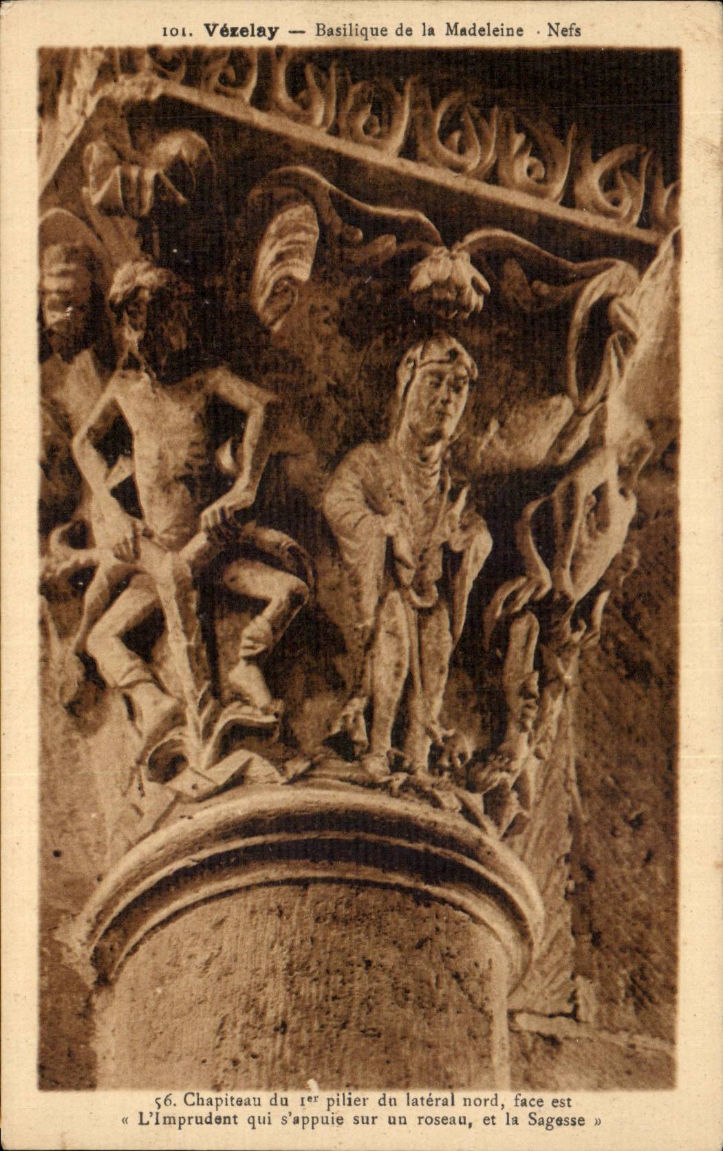 CPA Vezelay Basilica of the madeleine