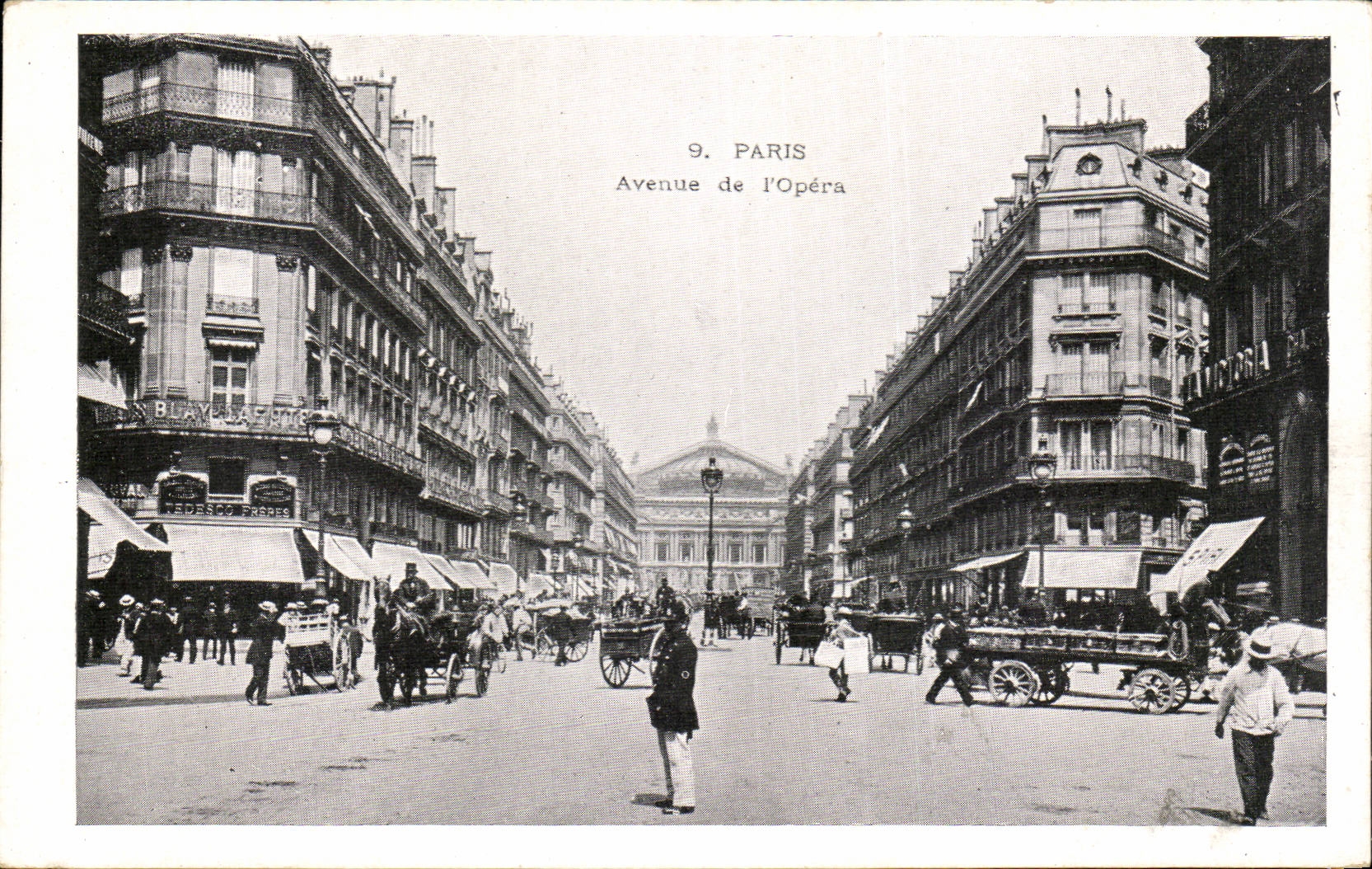 CPA Paris Avenue of the Opera