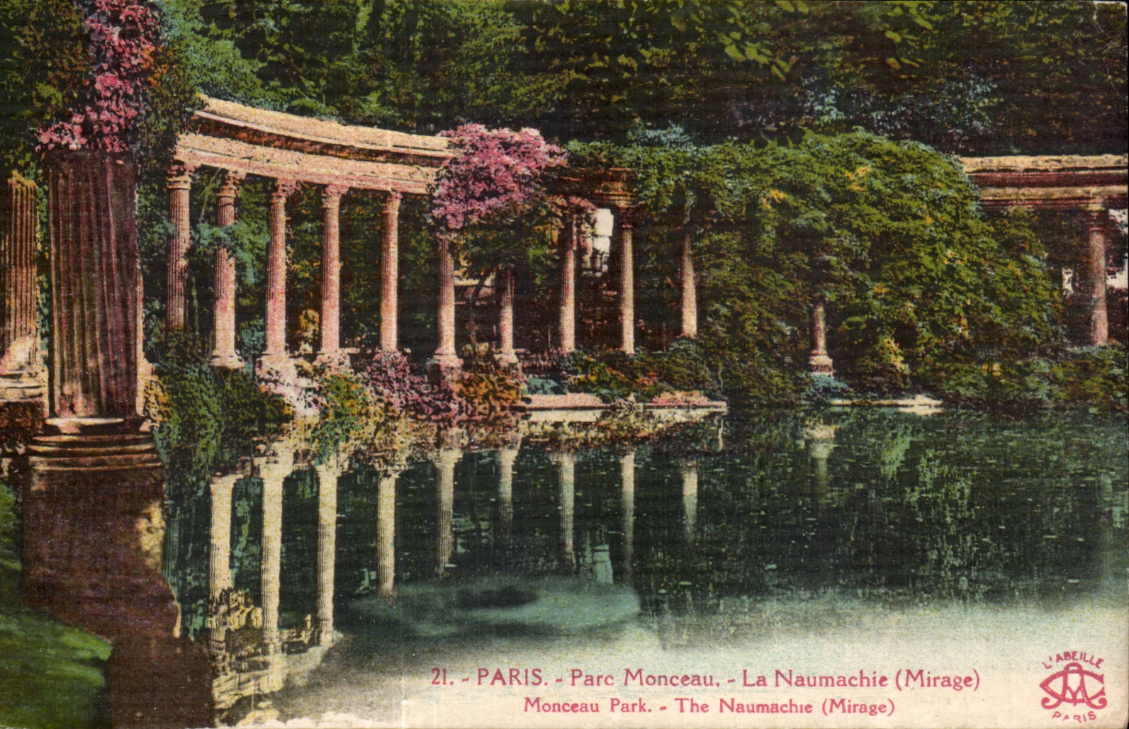 CPA Paris Park-Haufen Naumachie