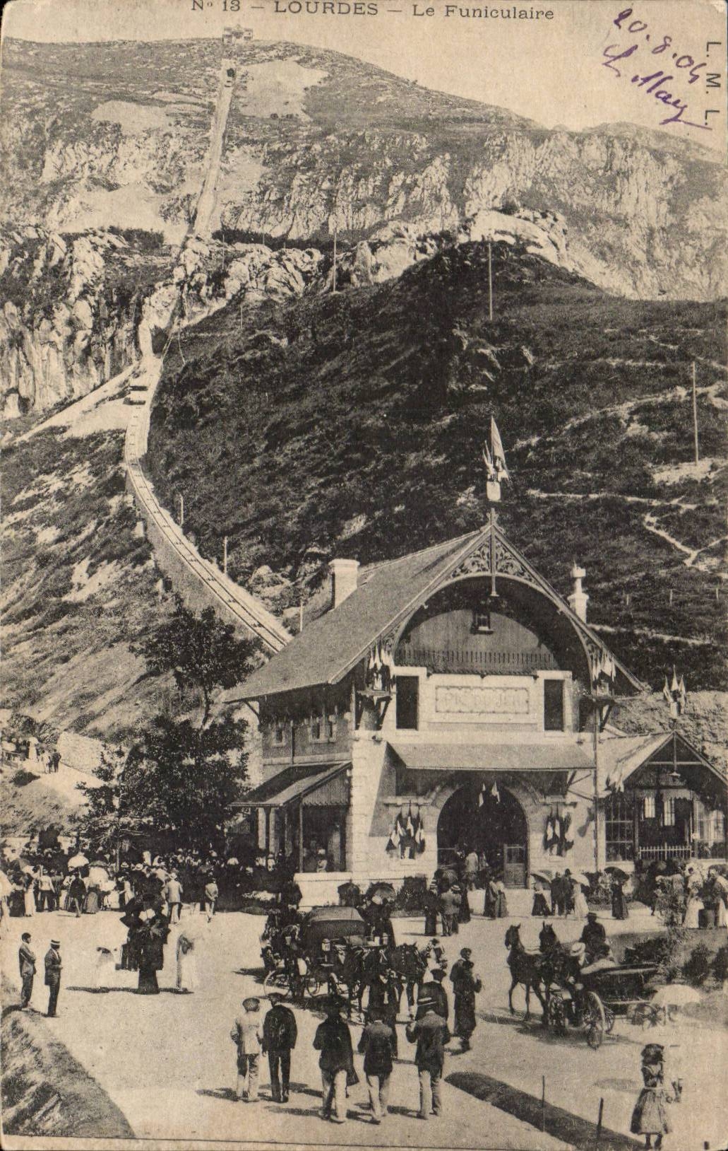 CPA Lourdes the funicular