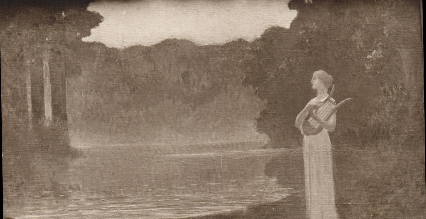 CPA Fantaisie Salons de paris La Muse de l'etang