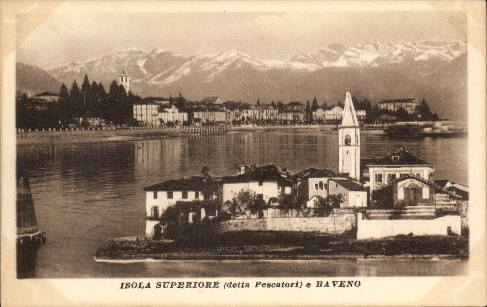 CPA Italien Italien Isola Superiore hat Baveno