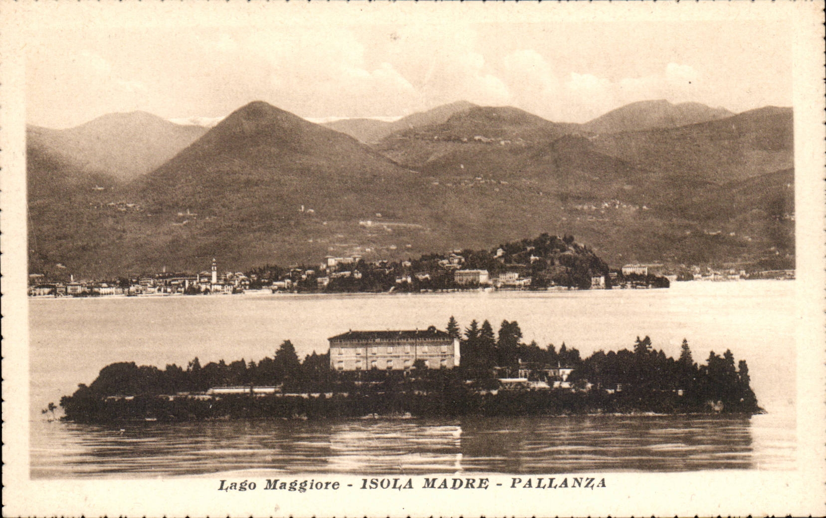 CPA Italien Italien Lago Maggiore isolierte Veined Pallanza