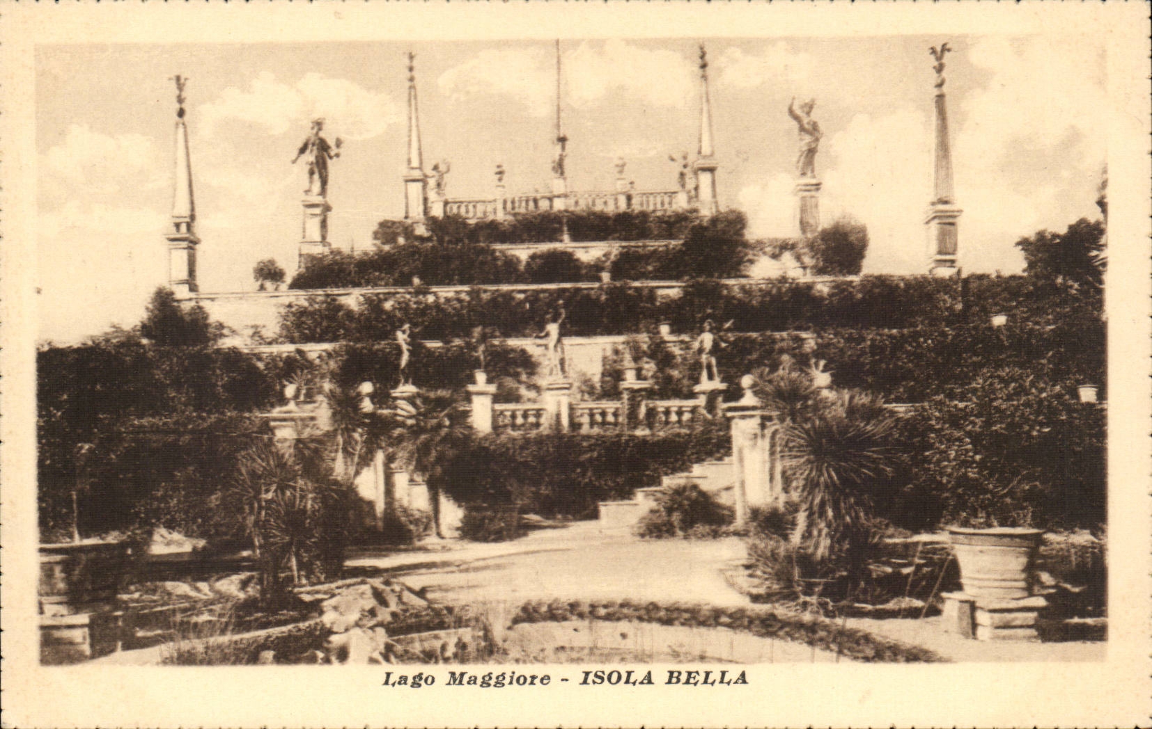 CPA Italien Italien Lago Maggiore Isola blokte