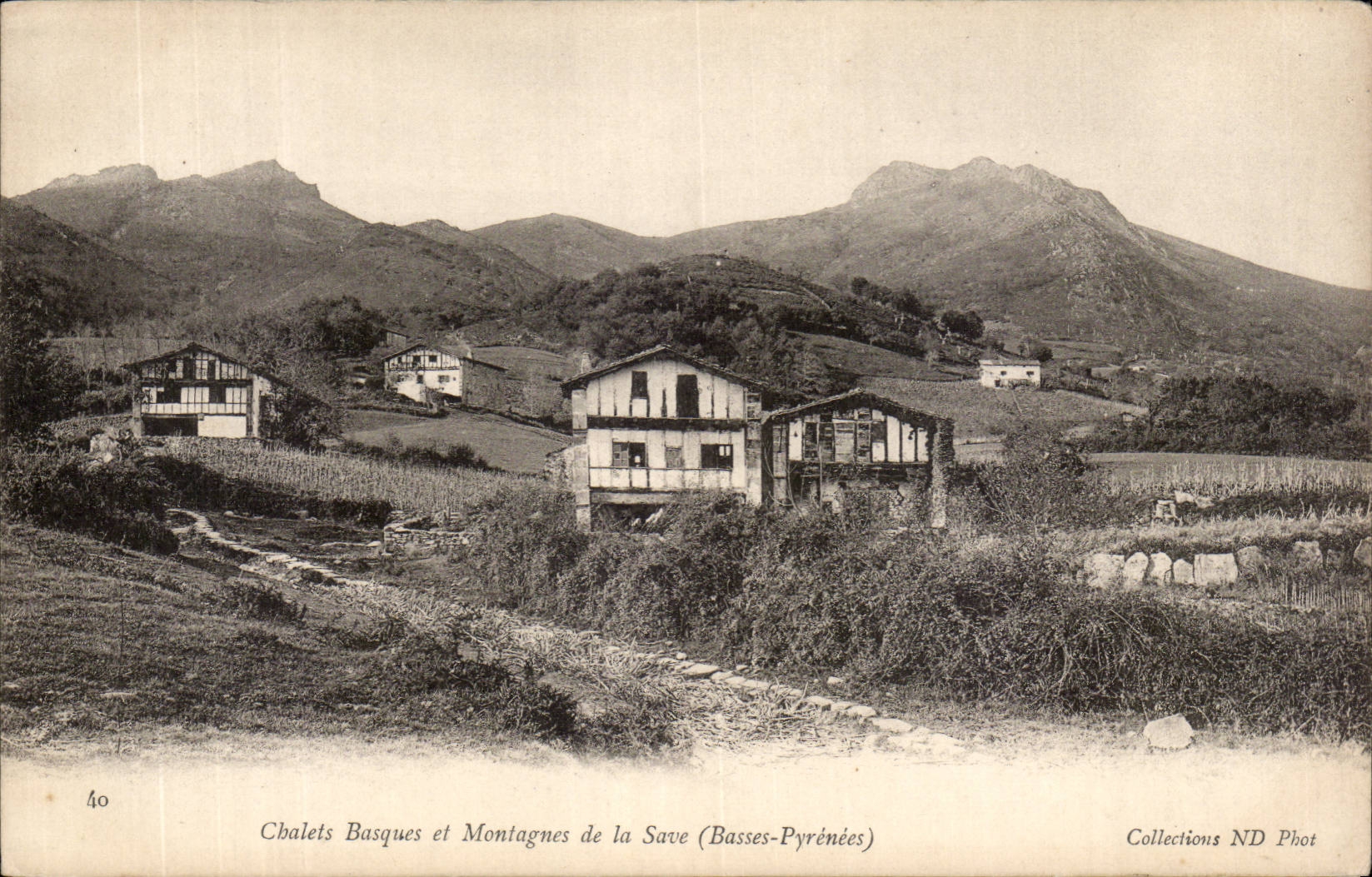 Basque CPA Country cottages and mountains of Save
