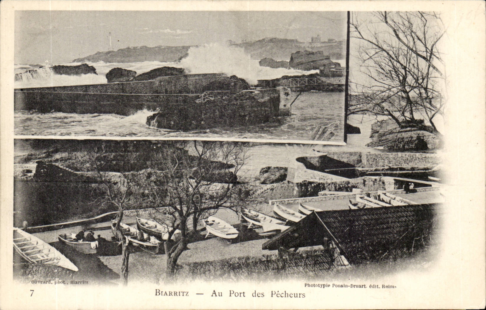CPA Biarritz Au port des pecheurs