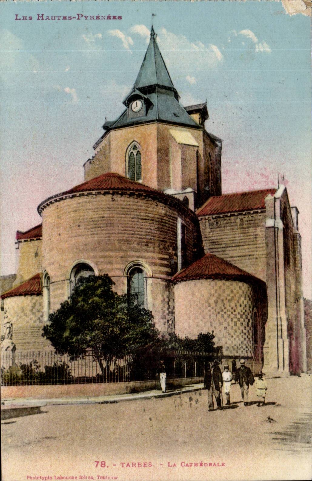 CPA Tarbes the cathedral