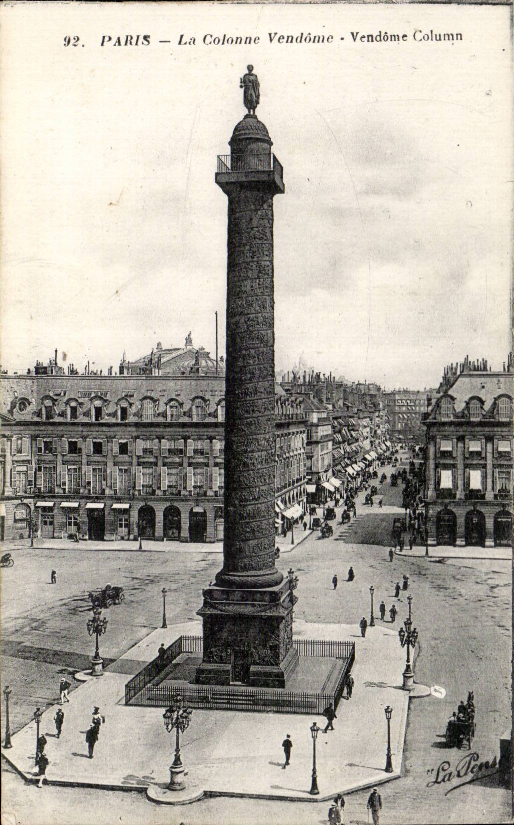 CPA Paris the Vendome column