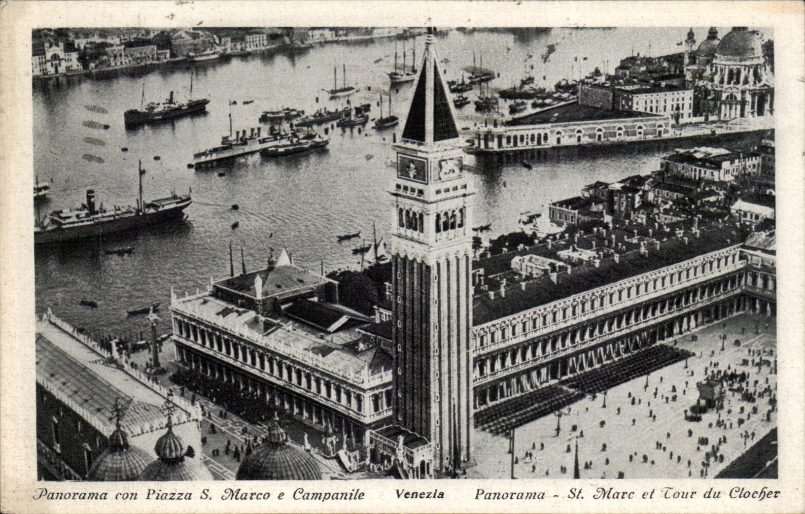 CPA Italy italia Venezia Piazza S Marco E Bell-tower