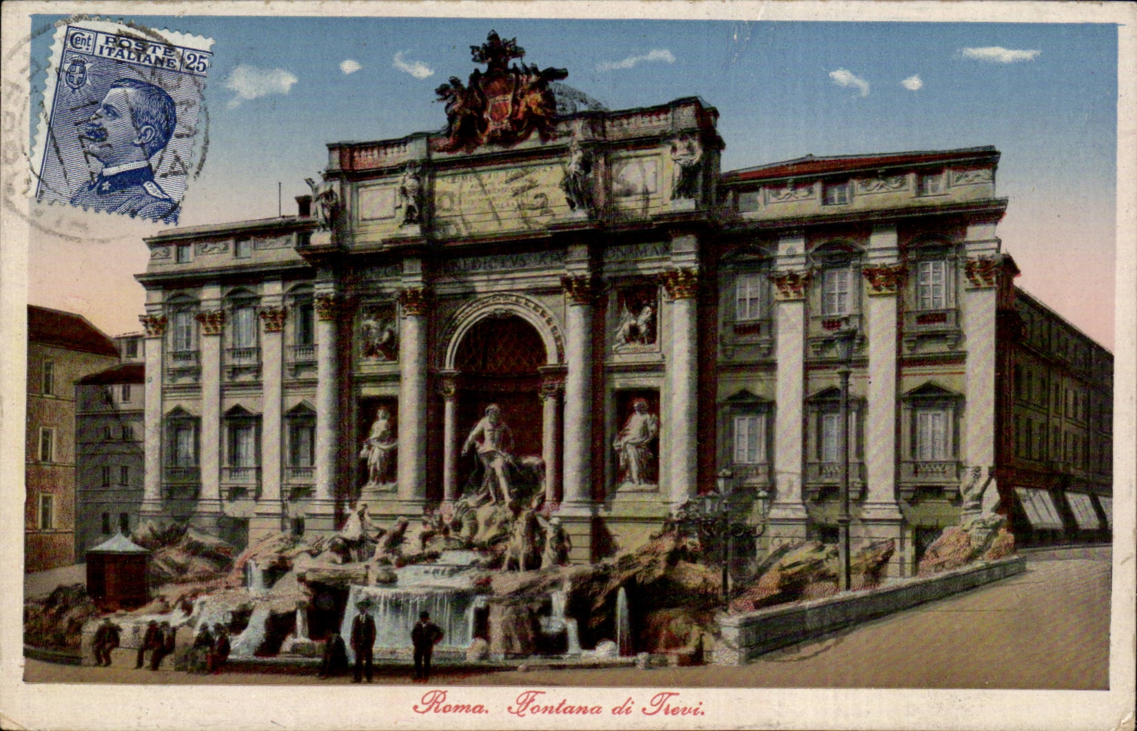 CPA Italy italia Roma panorama di Trevi