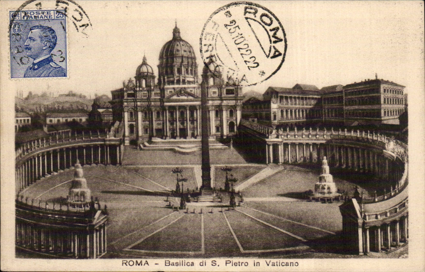 CPA Italy italia Roma Basilica di S Pietro in Vaticano