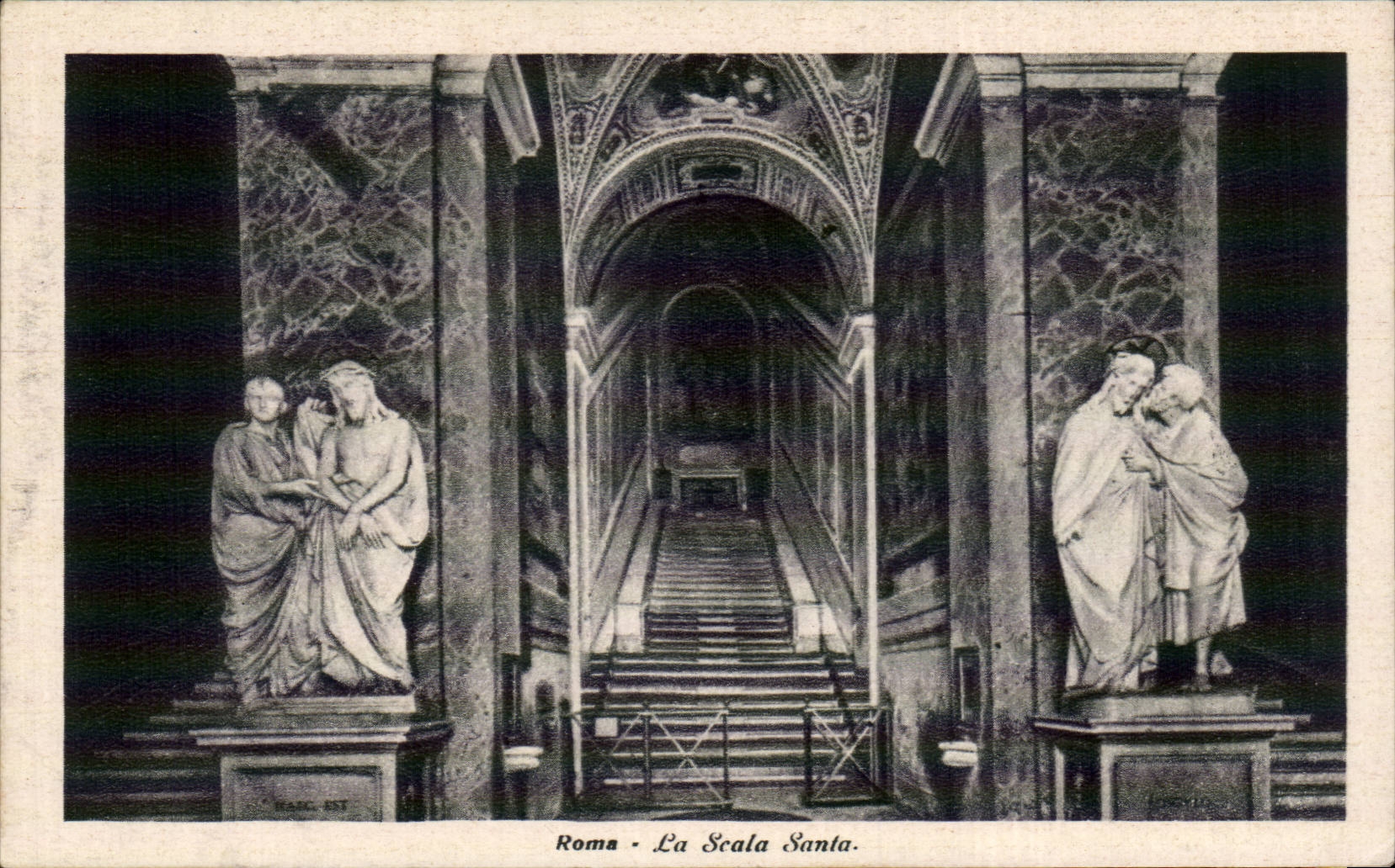 CPA Italy italia Roma Santa La Scala