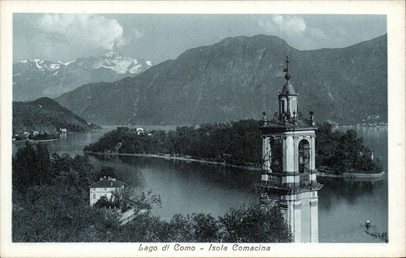 CPA Italien Italien Lago di Como Insulated Comacina