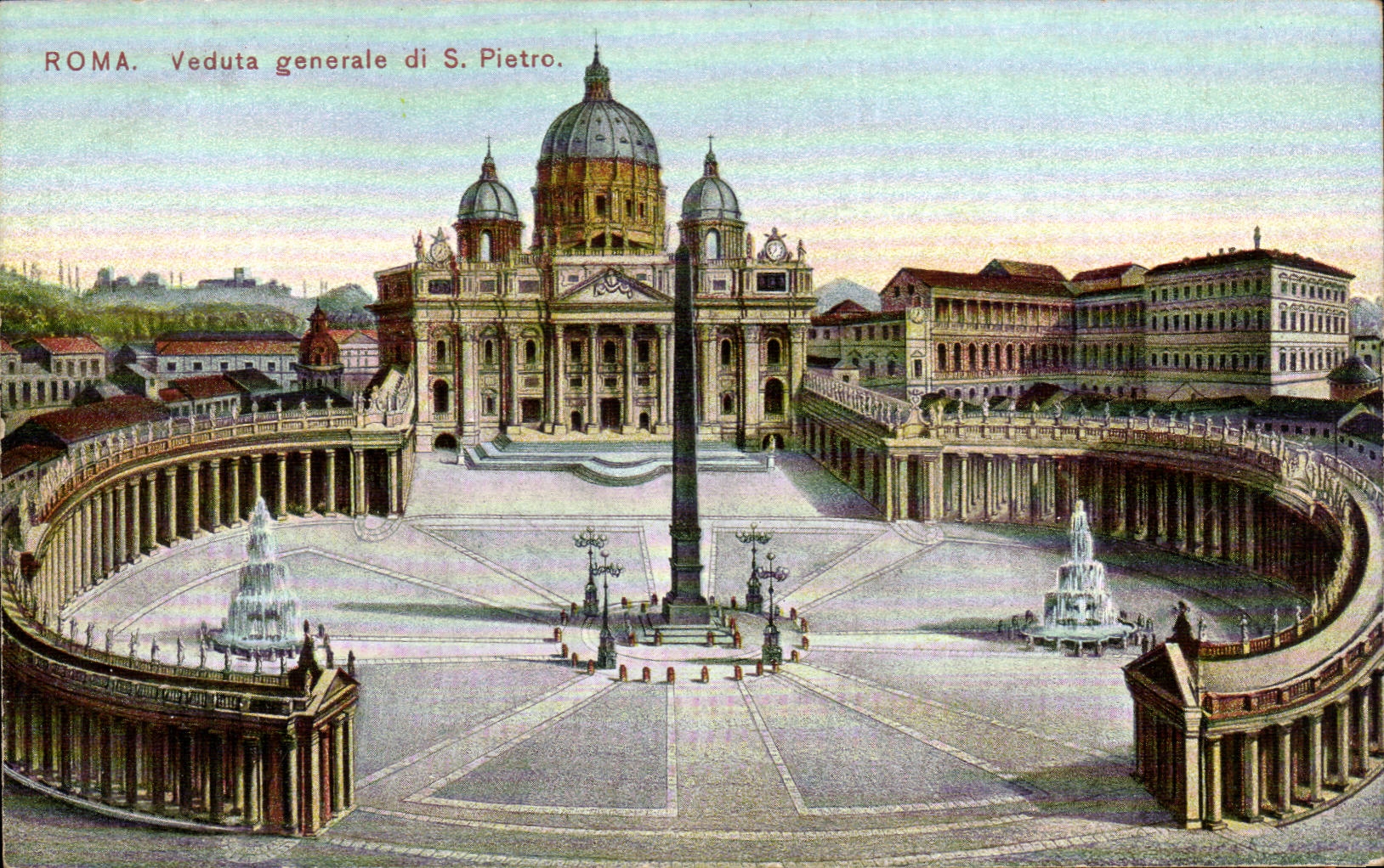 CPA general Italy italia Roma Veduta di S Pietro