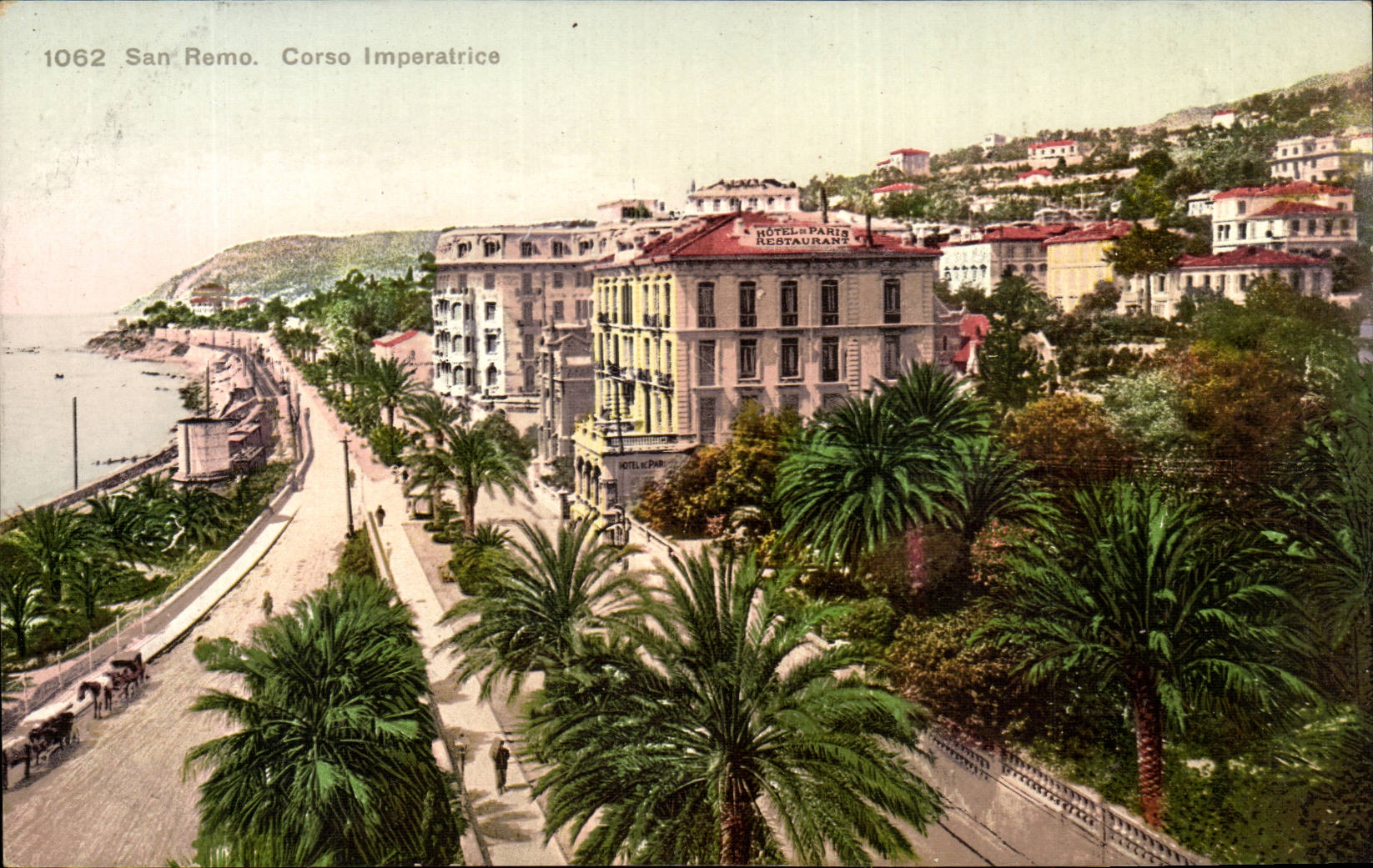 CPA Italien Italien San Remo Corso Kaiserin